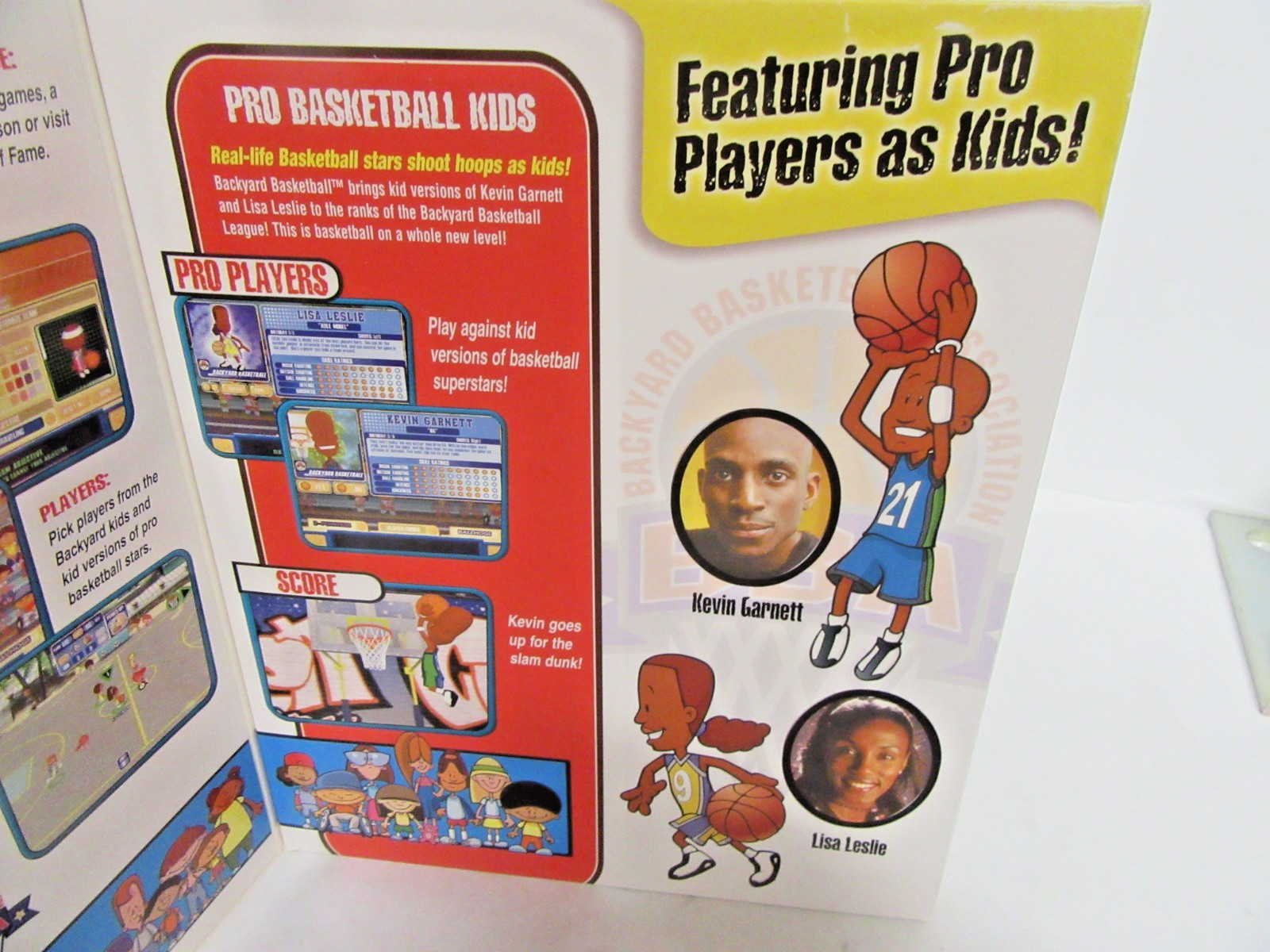 New Vtg. Sealed Old Stock 2001 Backyard Basketball Big Box PC Windows Mac Game