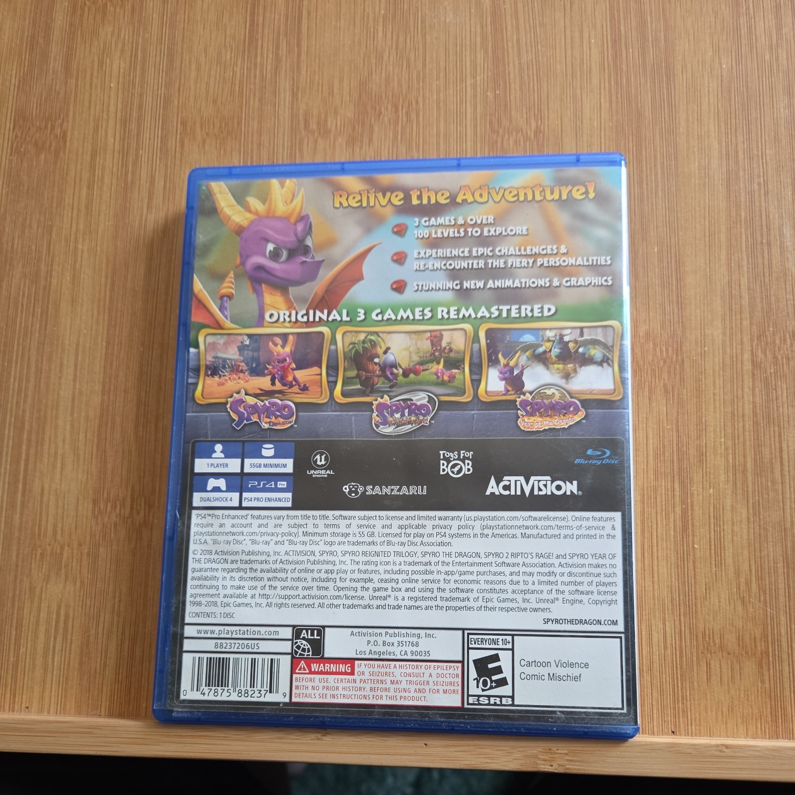 Spyro Reignited Trilogy PS4