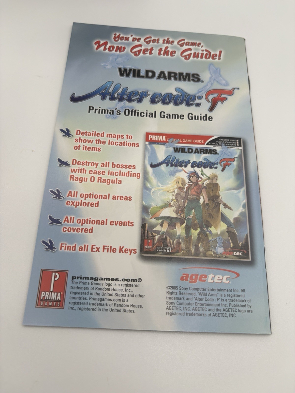 Wild Arms: Alter Code F (PS2, 2005) CIB Complete Tested NO DVD – Tested
