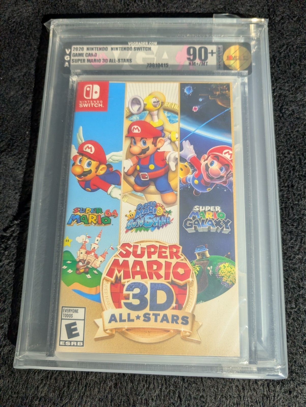 Super Mario 3D All-Stars Nintendo Switch Graded NM+ / Mint First Print (4 Games)