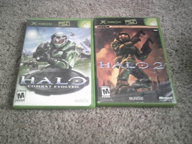 Halo 1 & 2 Disc Lot Set – Microsoft Xbox Tested complete