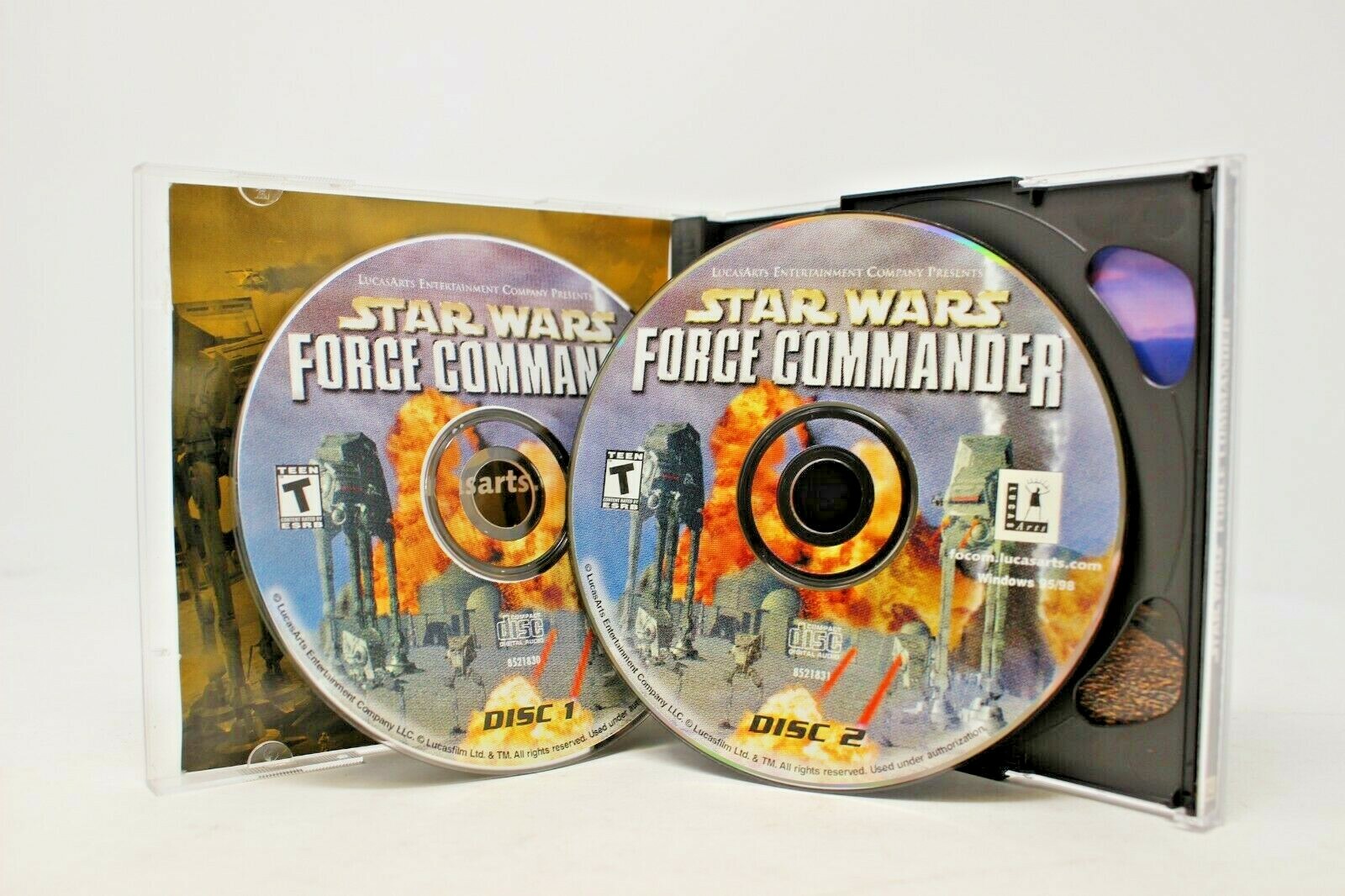 Star Wars: Force Commander – PC – Strategy Game – 2-Disc Set – JC
