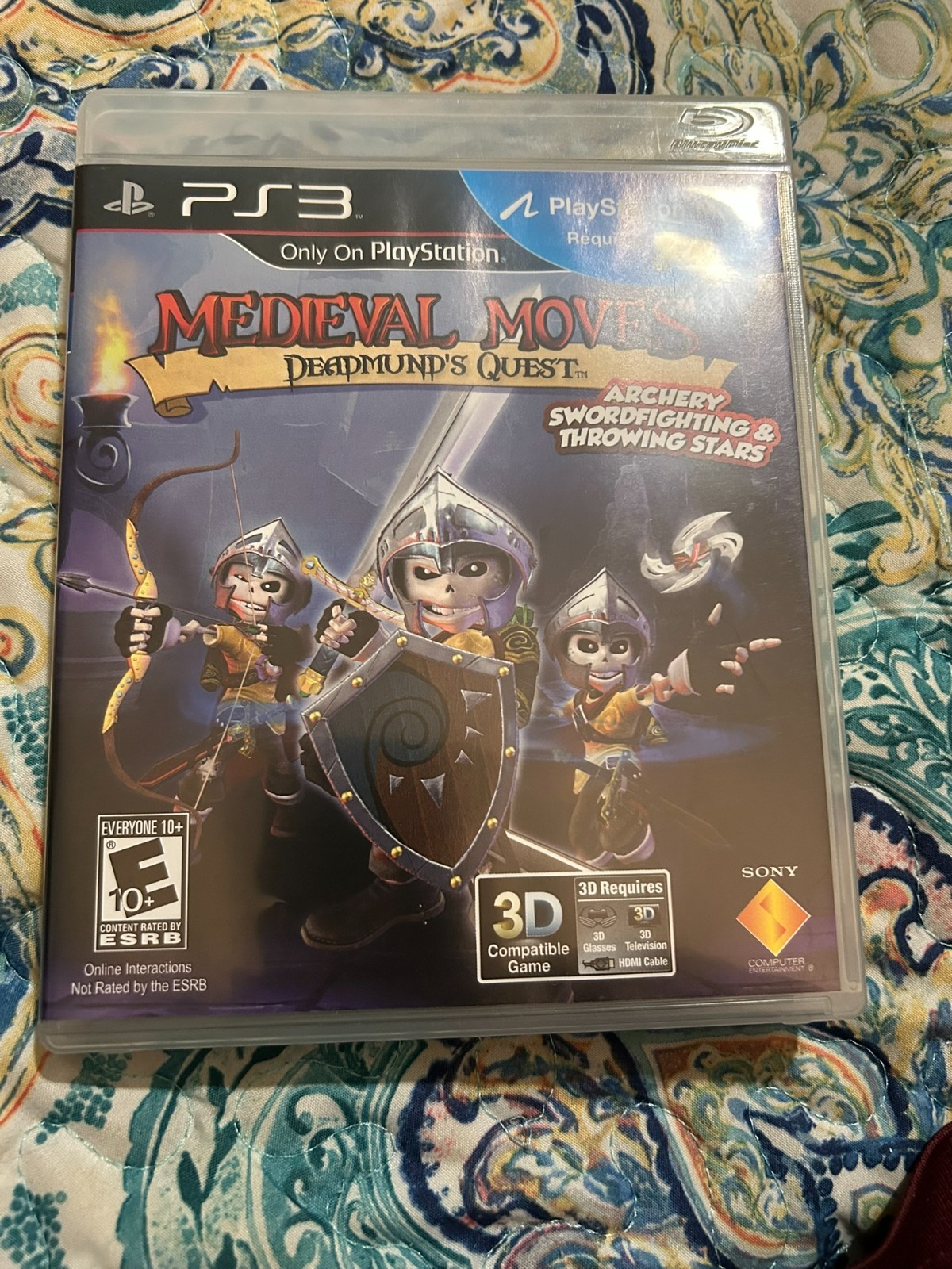 PS3 PlayStation 3 Medieval Moves Deadmunds Quest Game CIB