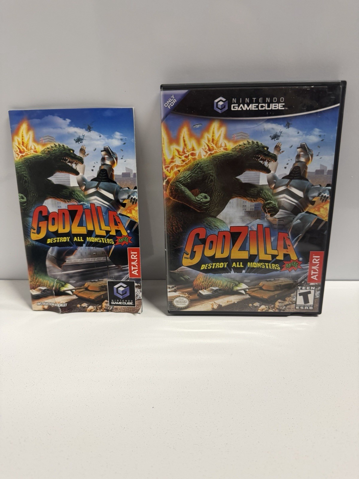 Godzilla: Destroy All Monsters Melee Nintendo GameCube CIB Tested Fast Shipping!