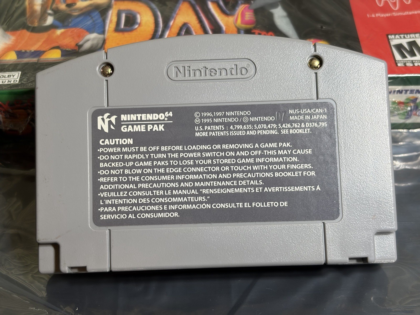 Conker’s Bad Fur Day Nintendo 64 N64 Game Complete Excellent