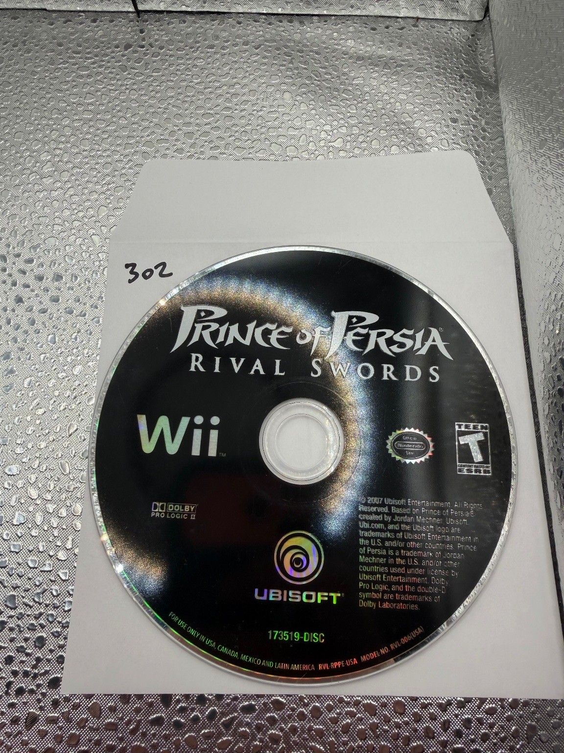 Prince of Persia Rival Swords Wii Video Game Action Adventure Ubisoft
