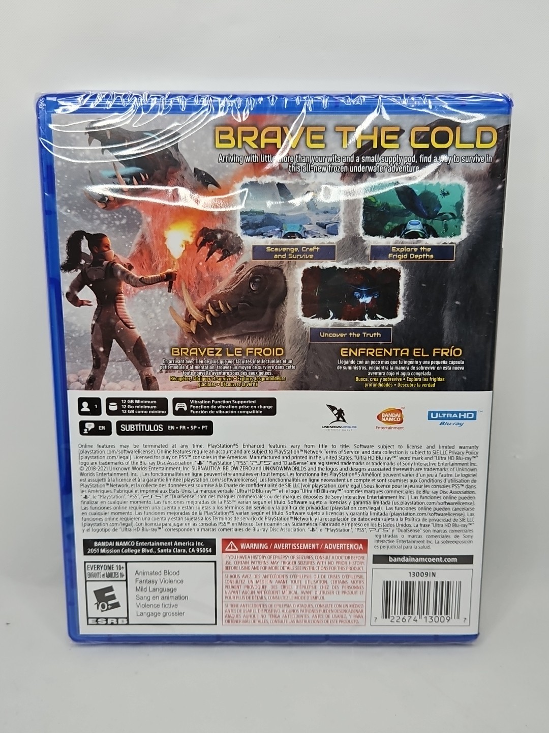 Subnautica: Below Zero – Sony PlayStation 5 Factory Sealed Bandai Namco