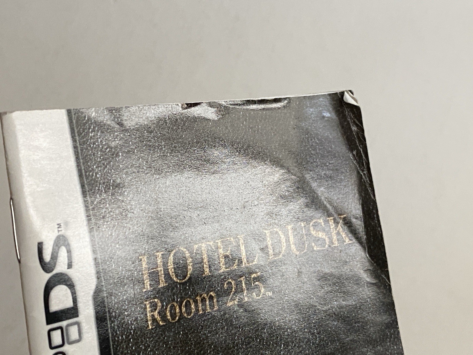 Hotel Dusk Room 215 Nintendo DS Game Cart Murder Mystery Visual Novel Authentic