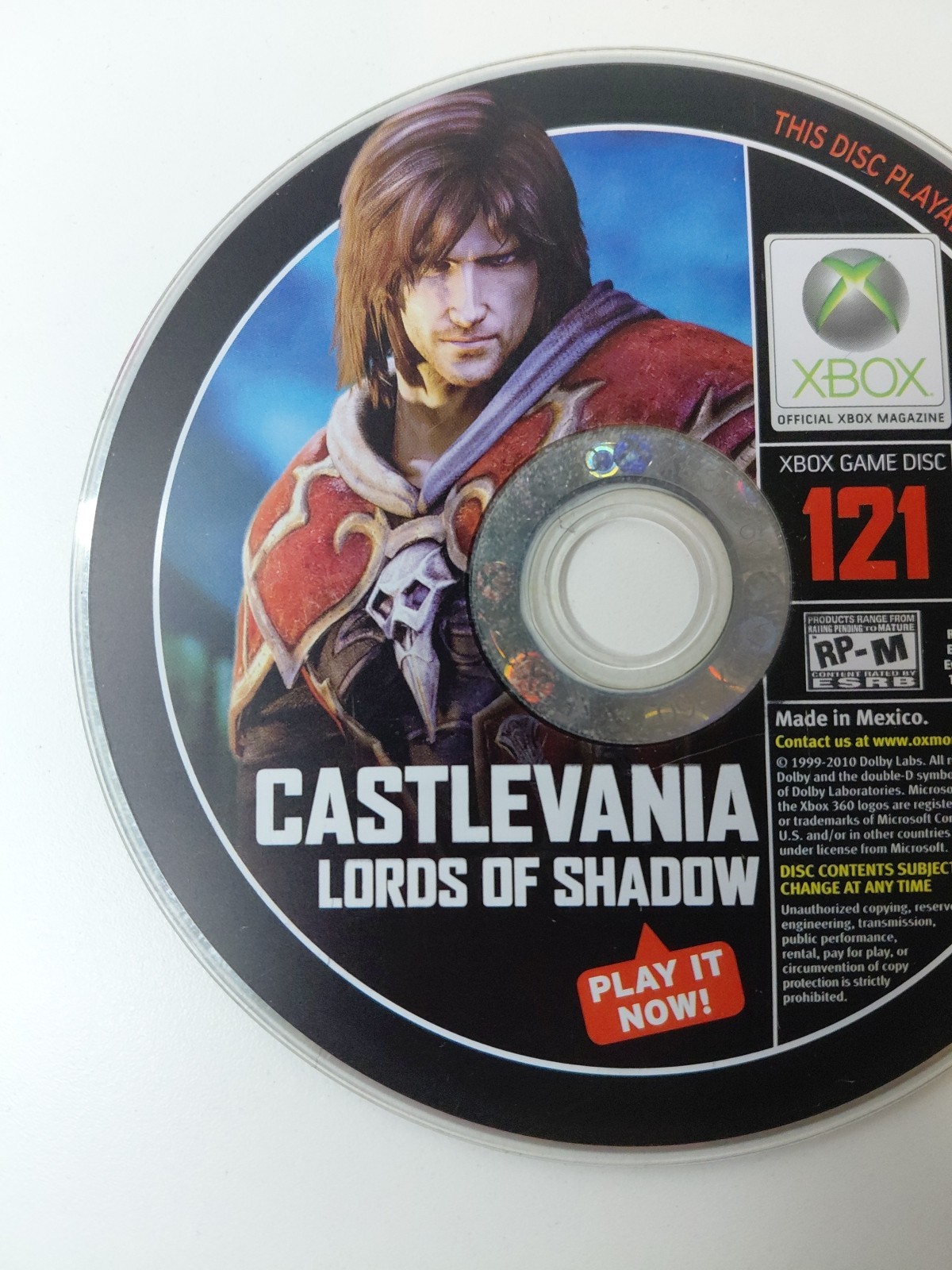 Microsoft Xbox 360 DEMO DISC Castlevania Lords Of Shadow #121 Video Game – RARE