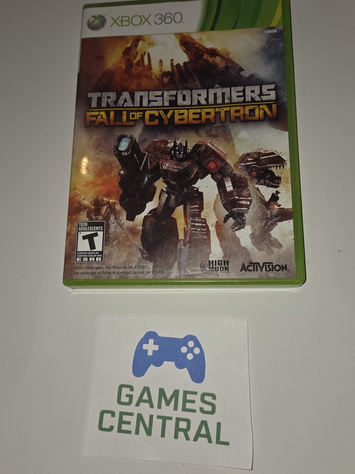 Transformers: Fall Of Cybertron (Microsoft Xbox 360, 2012) CIB COMPLETE