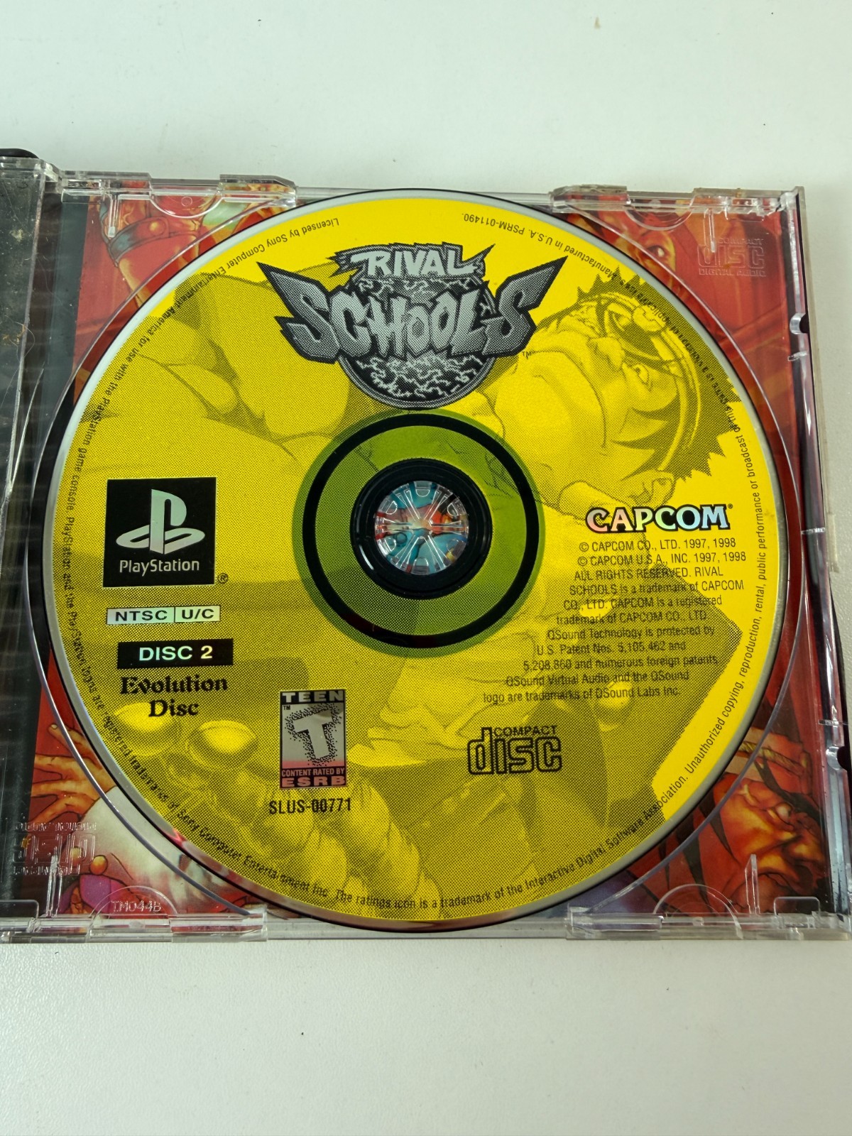 Rival Schools (Plays on Sony PlayStation 1 & 2) Working see video