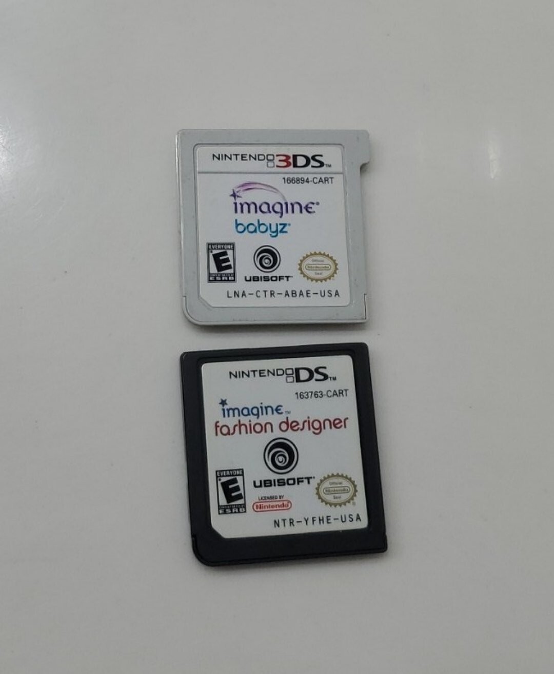 Imagine Babyz & Imagine Fashion Designer Nintendo 3DS DS Authentic Games TESTED!