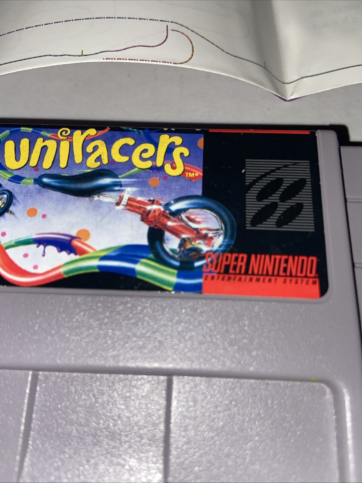 CIB Authentic Uniracers Super Nintendo SNES W/ Map Poster & All Paperwork Tested