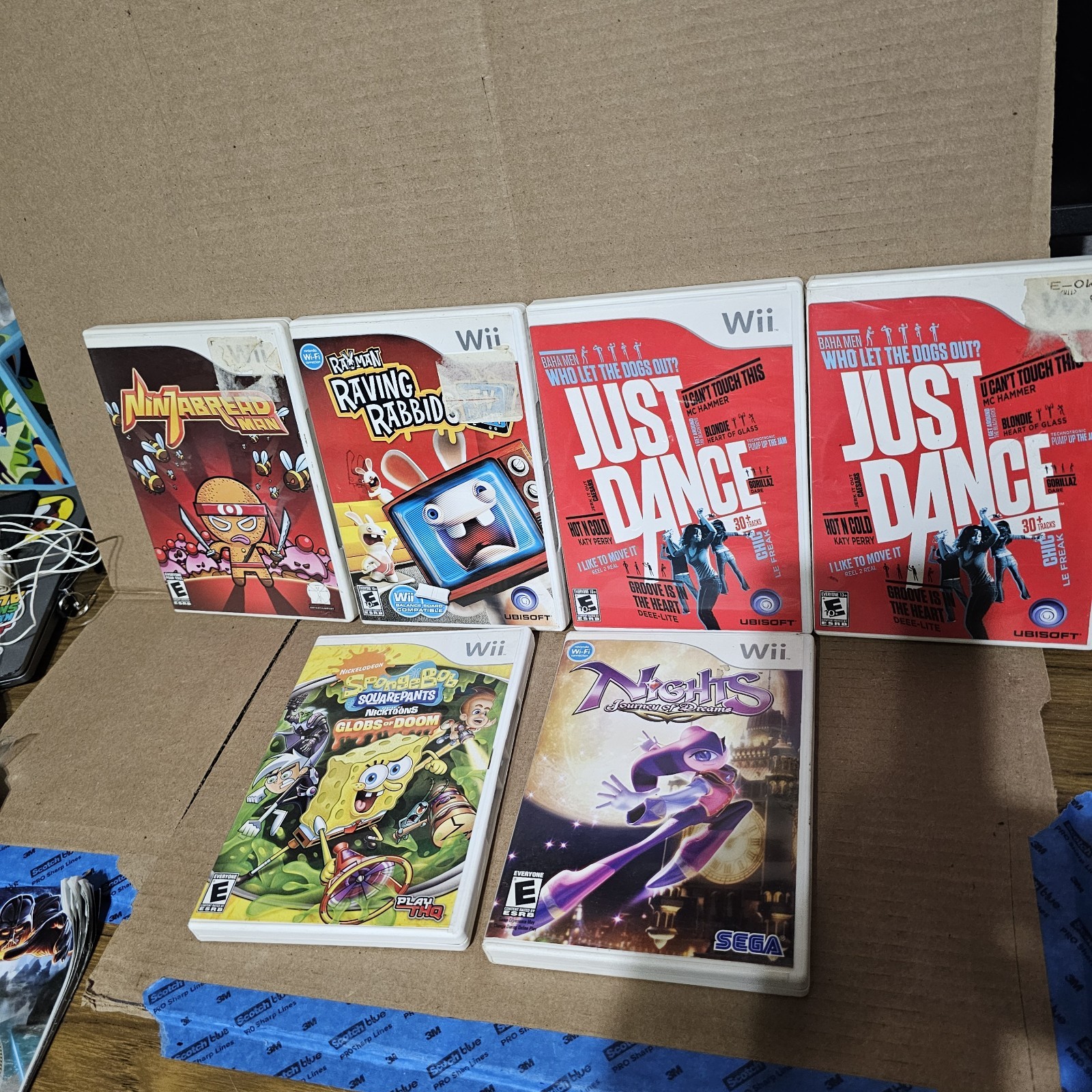 Lot of 6 Nintendo Wii Games See Description For What Is Included
