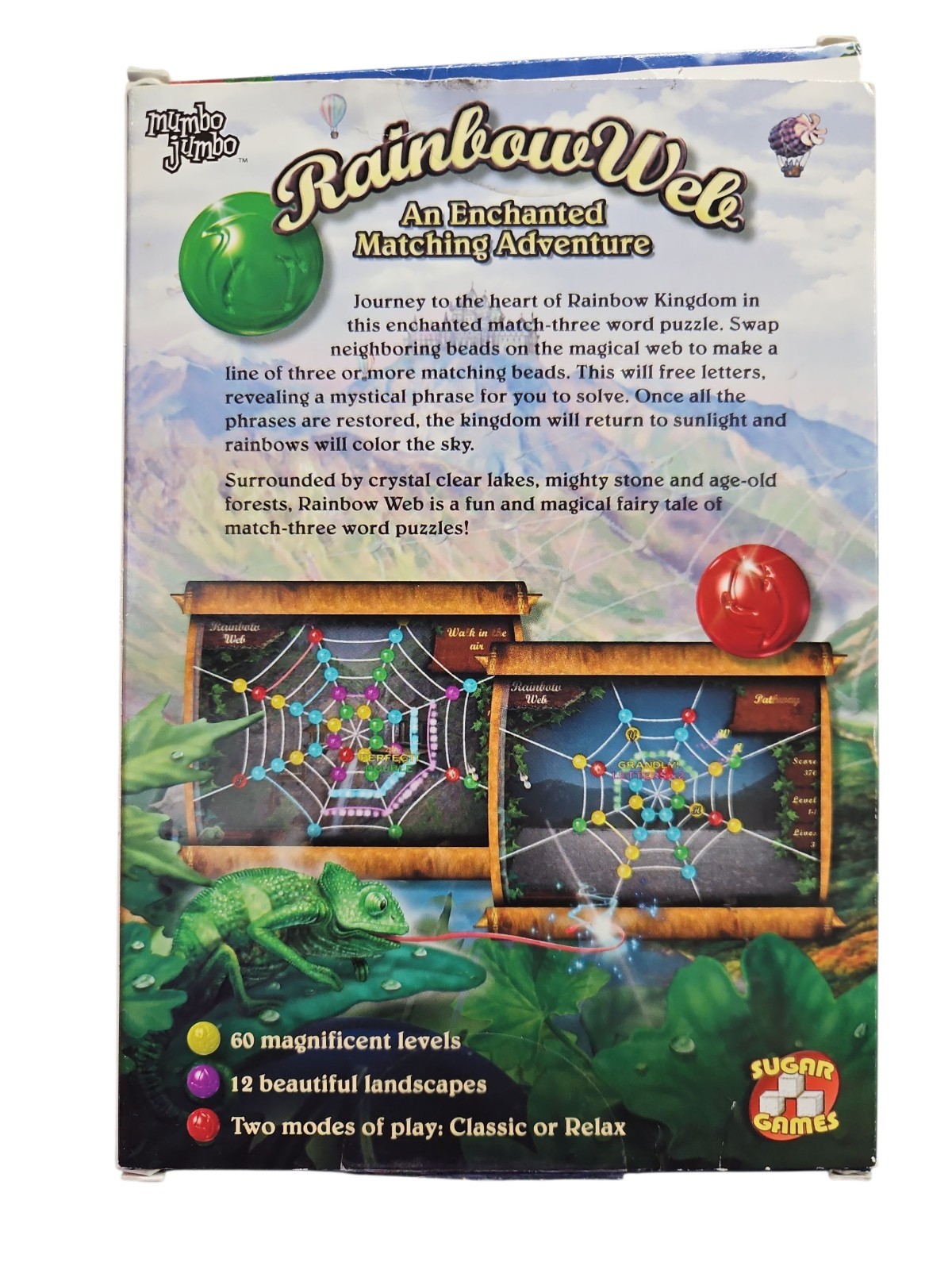 Rainbow Web – PC – CD-ROM – VERY GOOD Sugar Games