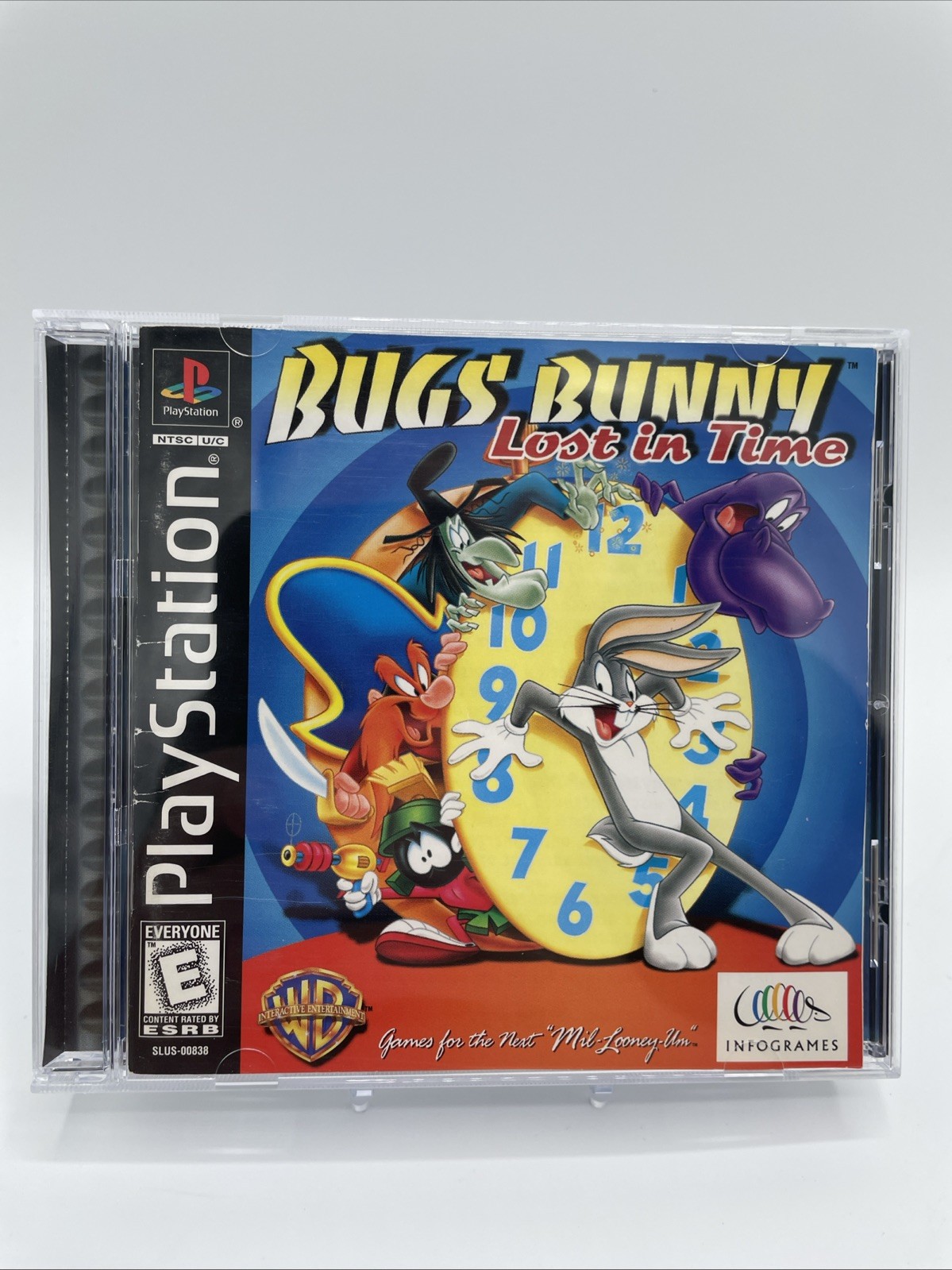 Bugs Bunny: Lost in Time PS1 PlayStation 1 Complete CIB + Registration Card