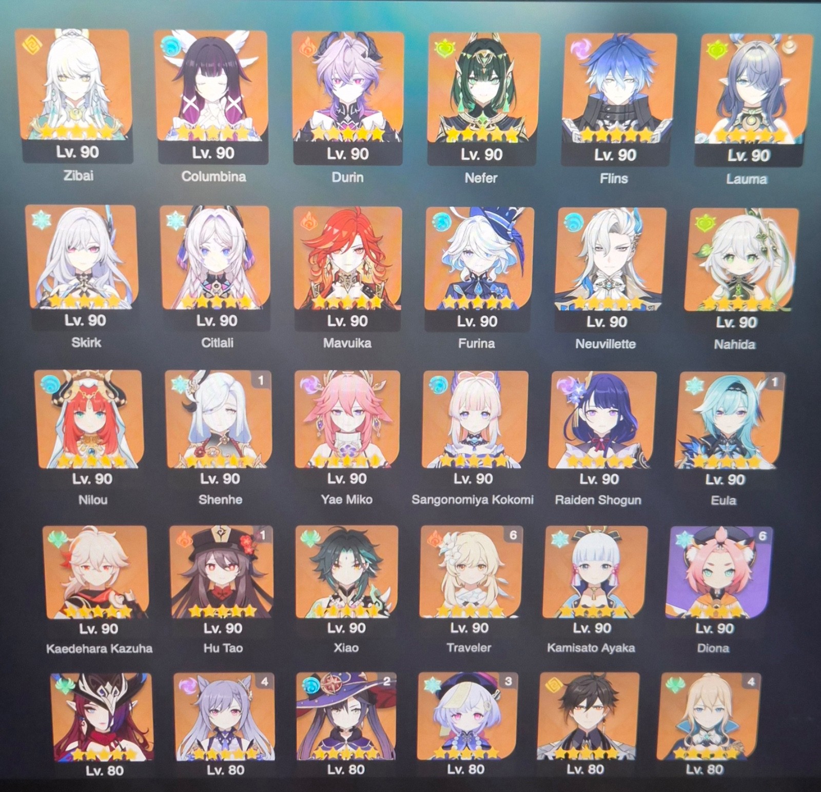 Genshin Impact Account – EU SERVER