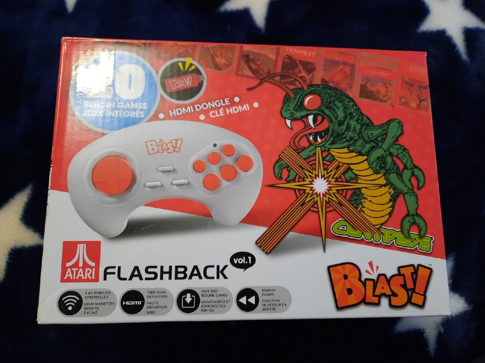 Atari Flashback Blast! Volume 1 – Retro Classic HDMI Gaming – Centipede -Tempest