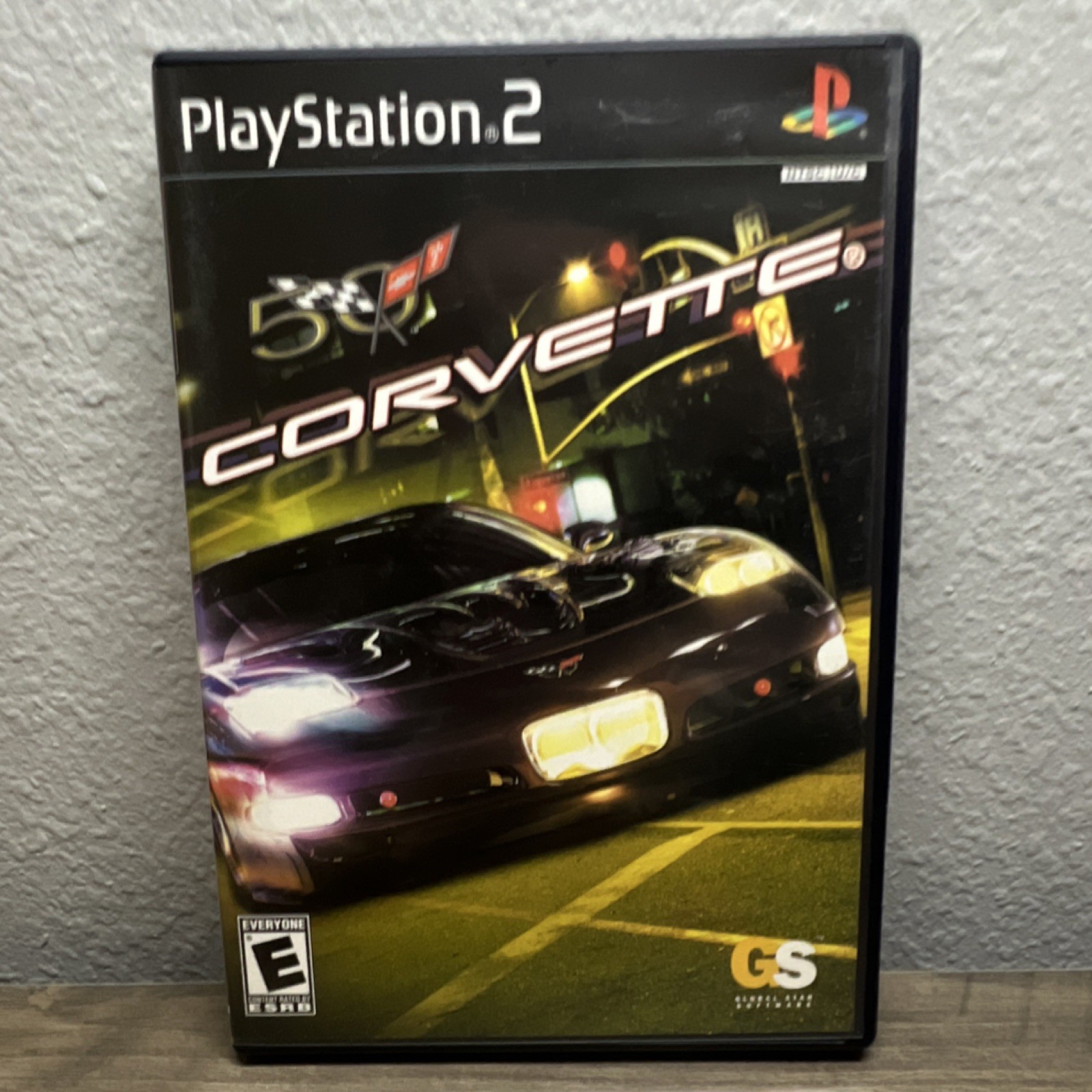 Pristine Corvette PlayStation 2 Global Star Software Racing Complete CIB