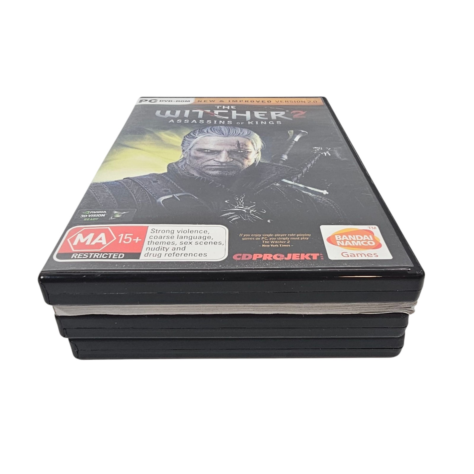 The Witcher 2: Assassins Of Kings & 3 Wild Hunt PC DVD game + Soundtrack R18+