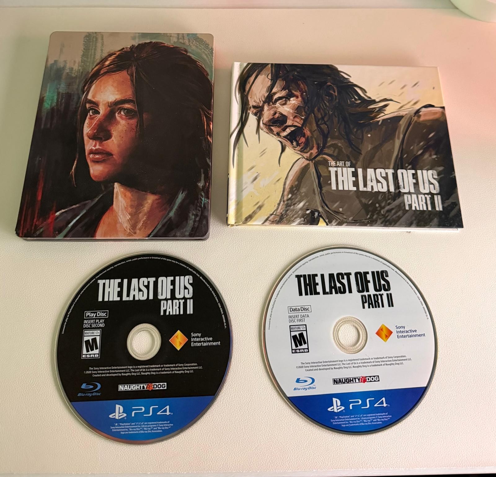 The Last of Us Part 2 Steelbook Edition W/Game + Artbook