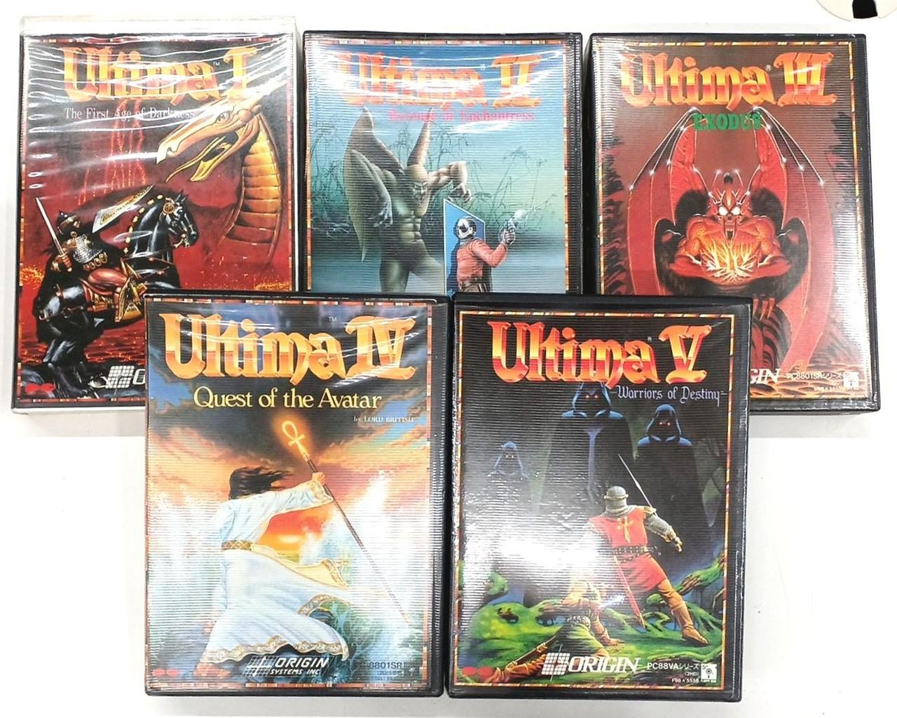 Origin Ultima Series Set Retro Game Software