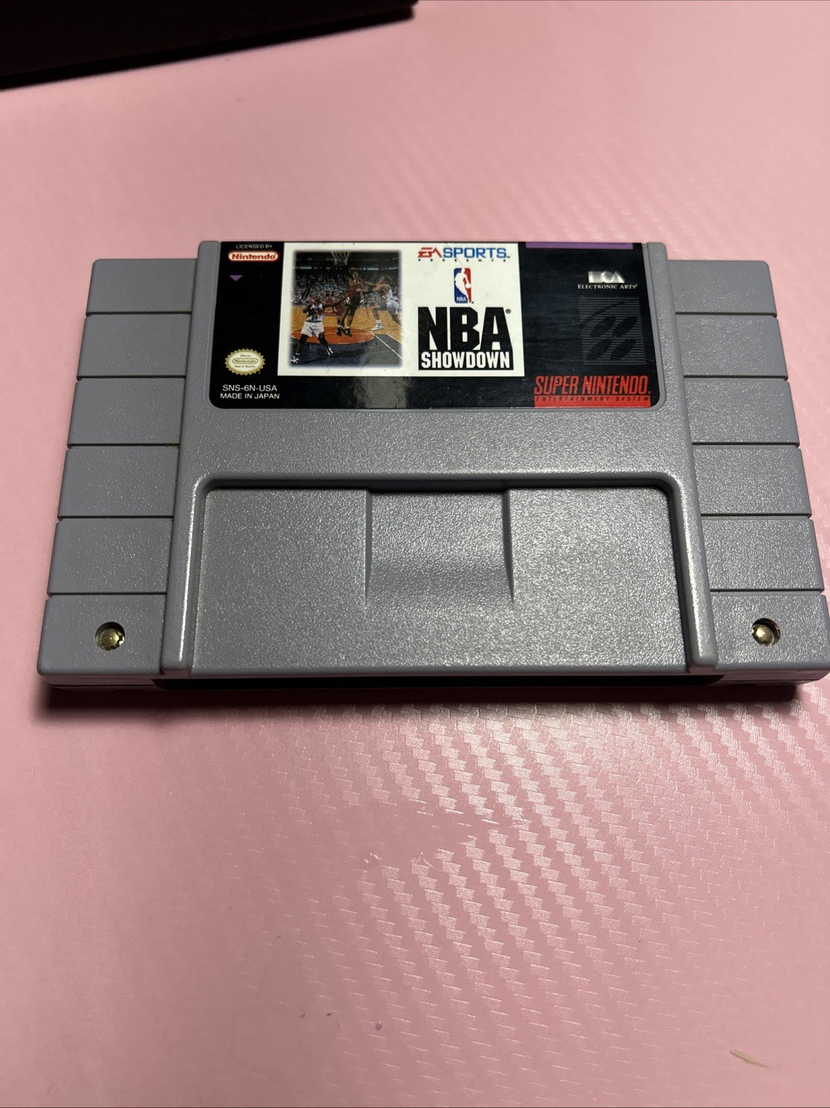NBA Showdown Super Nintendo SNES EA Sports Authentic