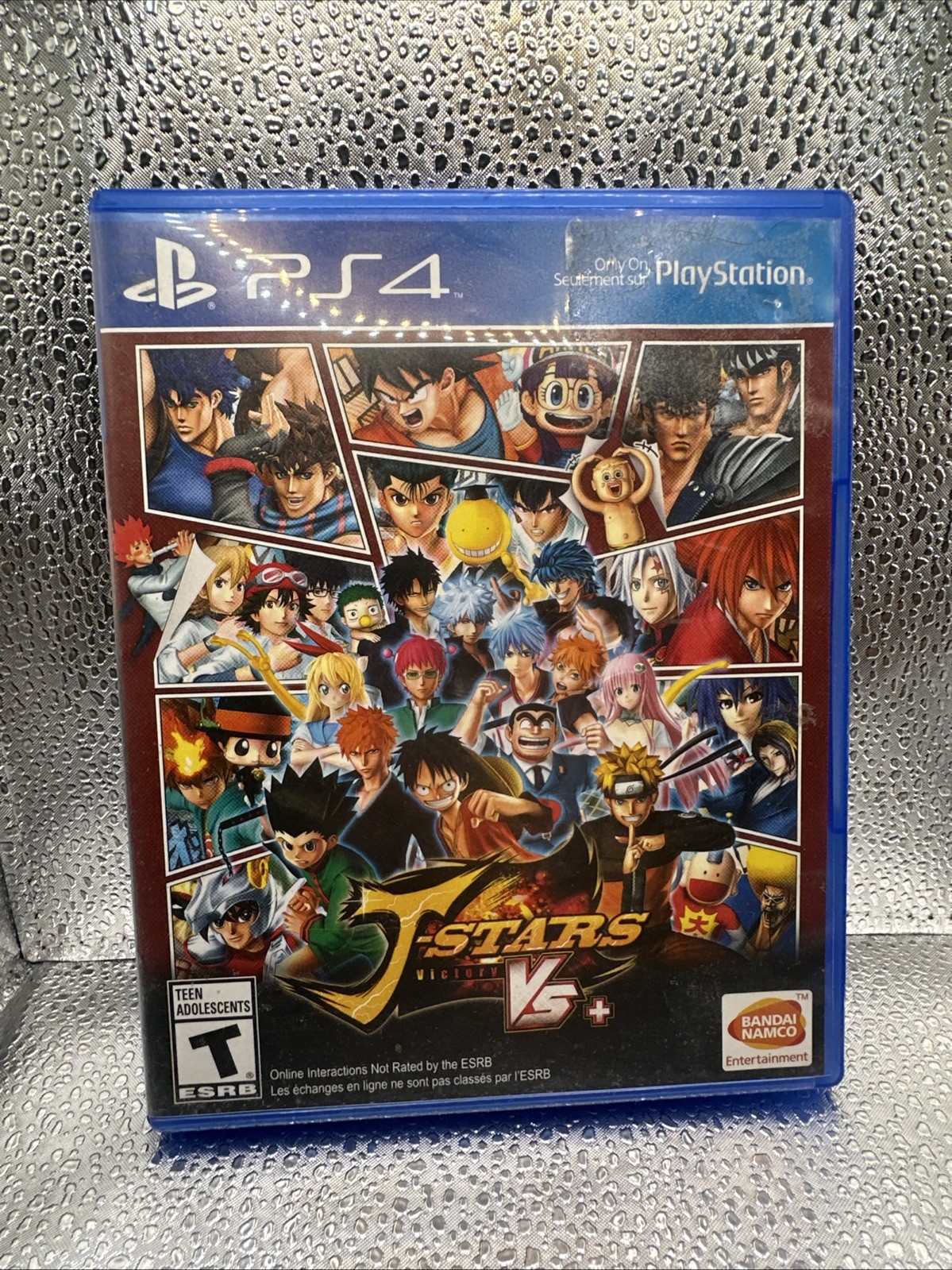 J-Stars Victory Vs+ Sony PlayStation 4 Case And Disc.