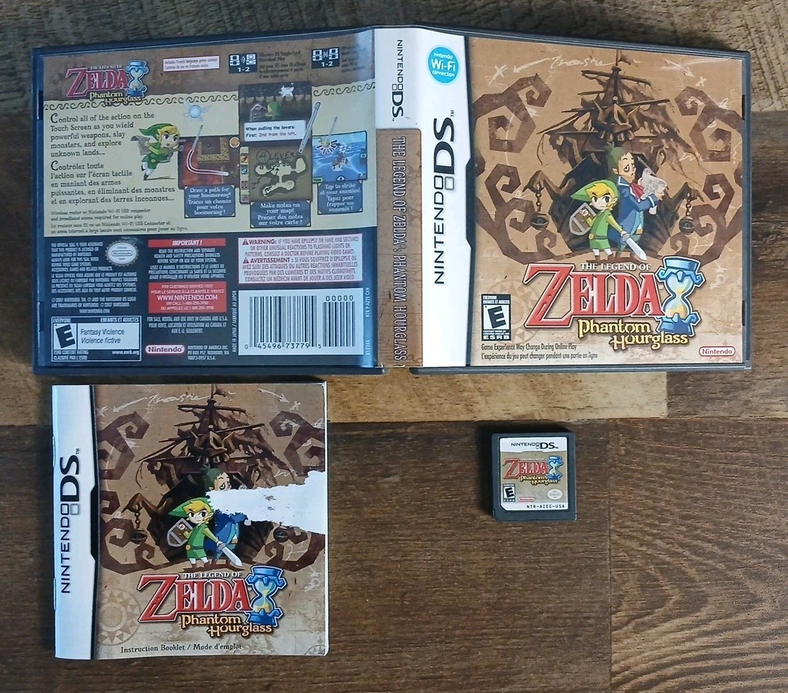 The Legend of Zelda: Phantom Hourglass (Nintendo DS, 2007) Complete CIB – Tested