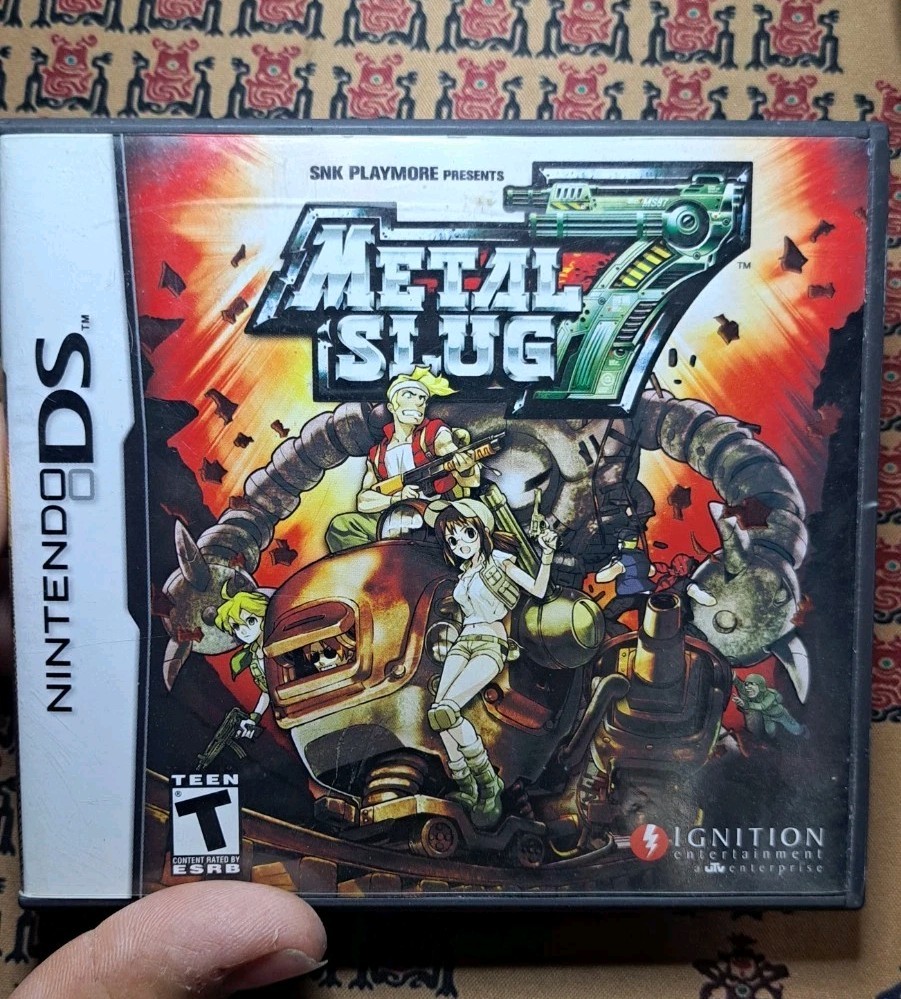Metal Slug 7 Nintendo DS CIB Tested Working Authentic No Music Disc
