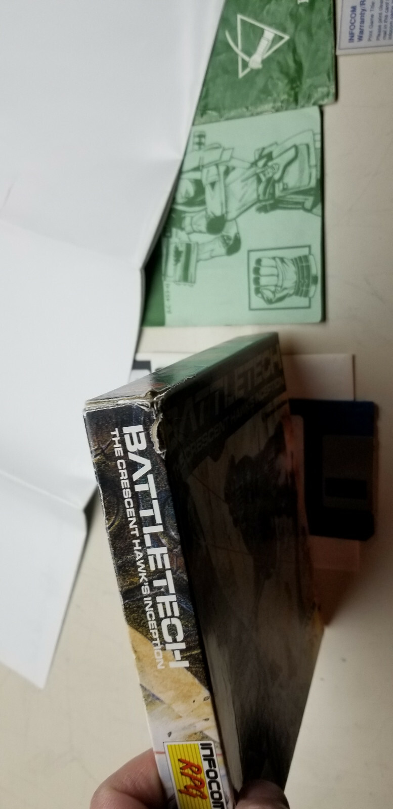 902 BATTLETECH CRESCENT HAWKS inception MECHWARRIOR ACTIVISION at xt 386 windows