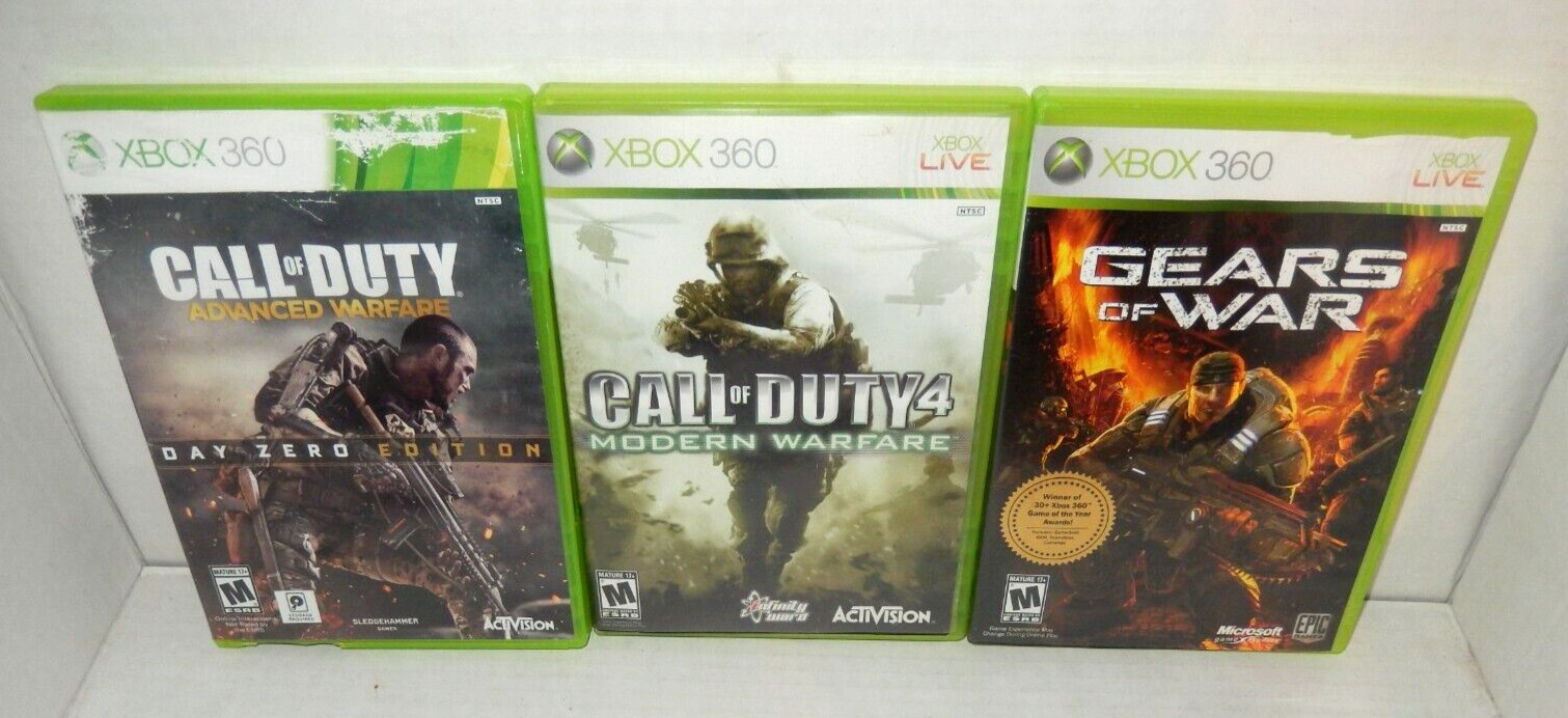 Gears of War Call Of Duty Advanced Warfare Call Duty 4 Modern Warfare XBox 360