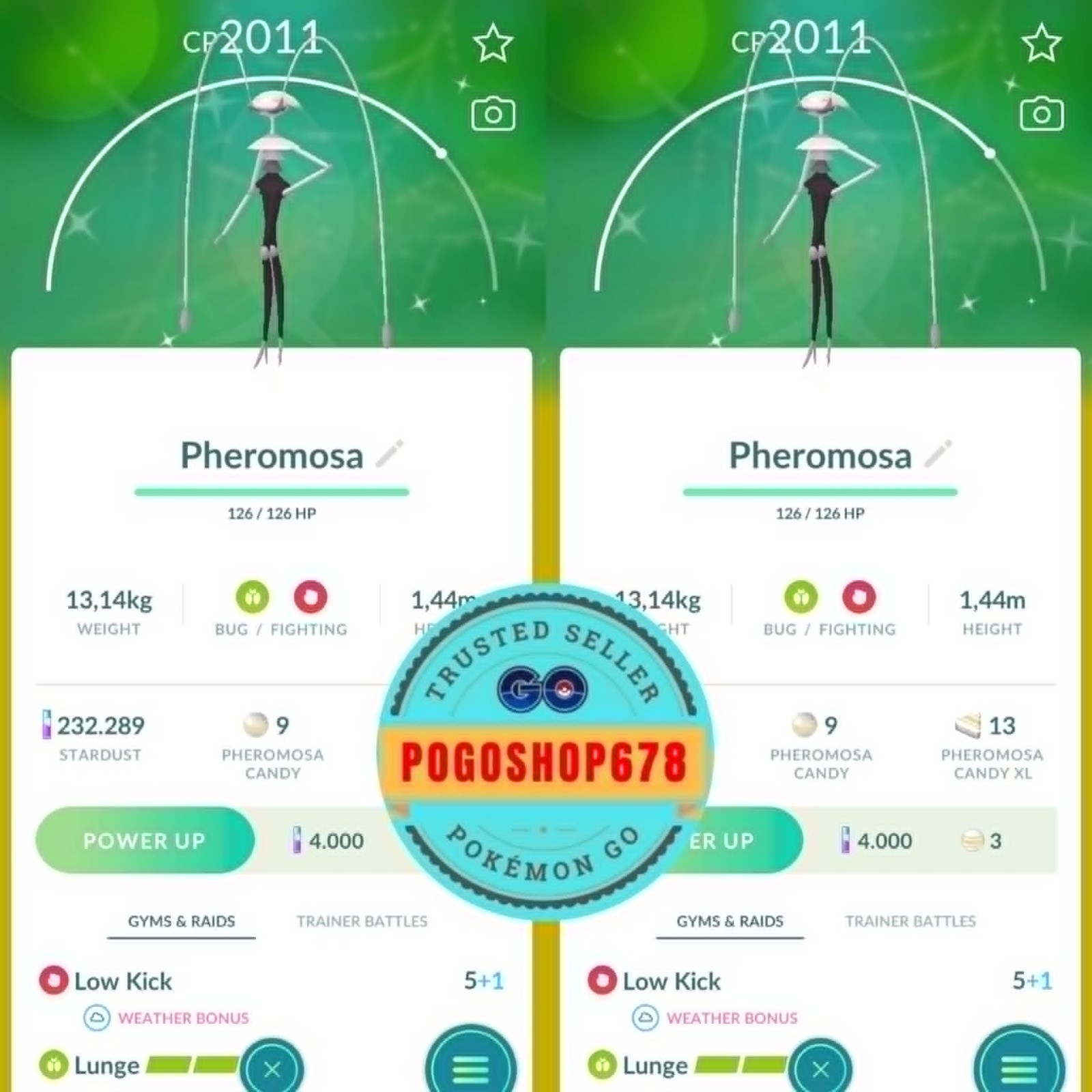 Pokémon PTC Go – Shiny Pheromosa ✨ Mini or Trade