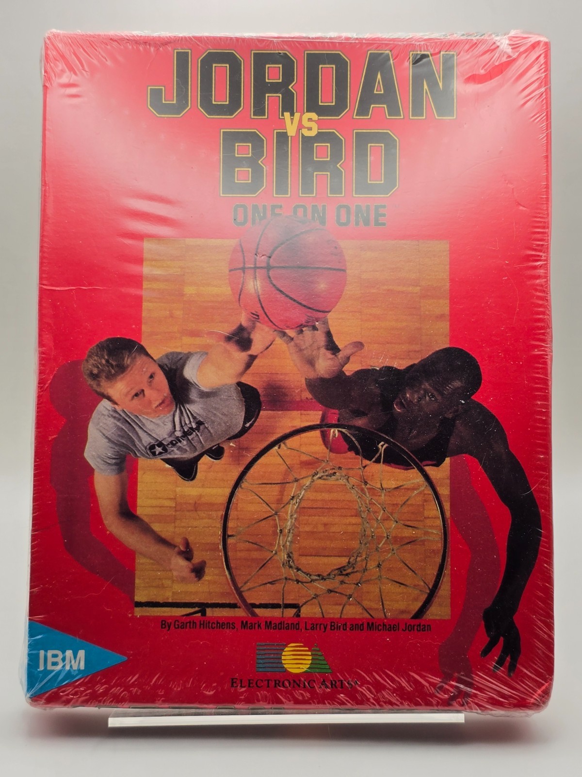 Jordan vs Bird One on One (EA, 1988) IBM PC Video Game SEALED Rare!