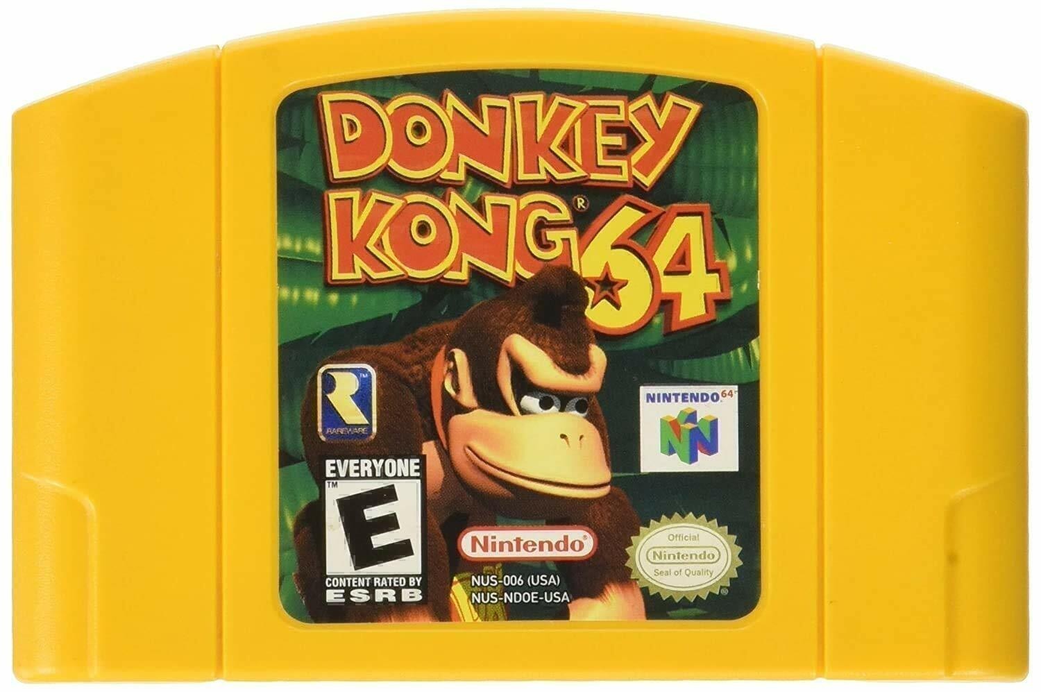 DONKEY KONG 64 N64 For Nintendo 64 Games US Version Fastshipping