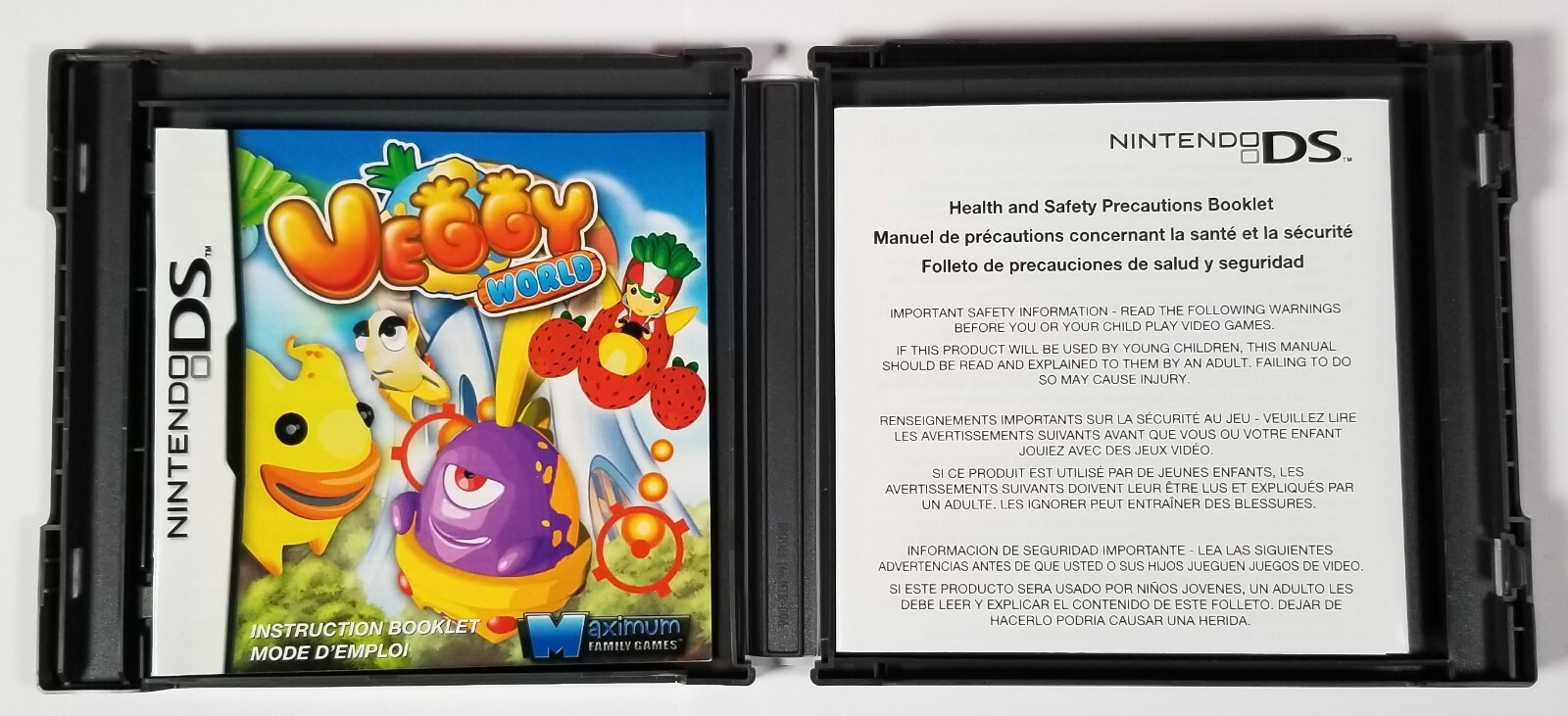 Veggy World (Nintendo DS, 2004) Complete CIB Tested Authentic RARE Shoot ‘Em Up
