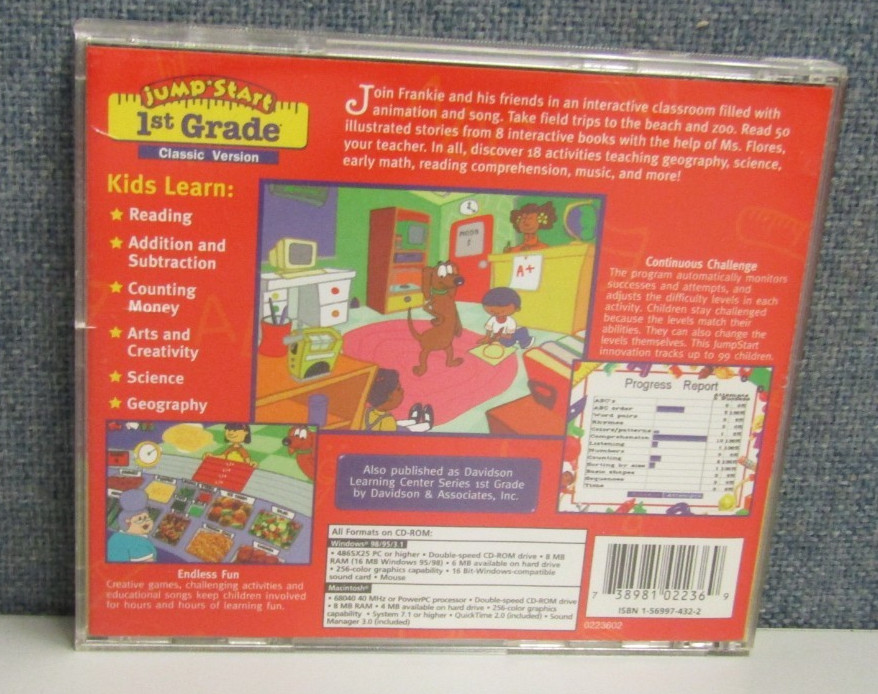 Jump Start 1st Grade PC Ages 5-7