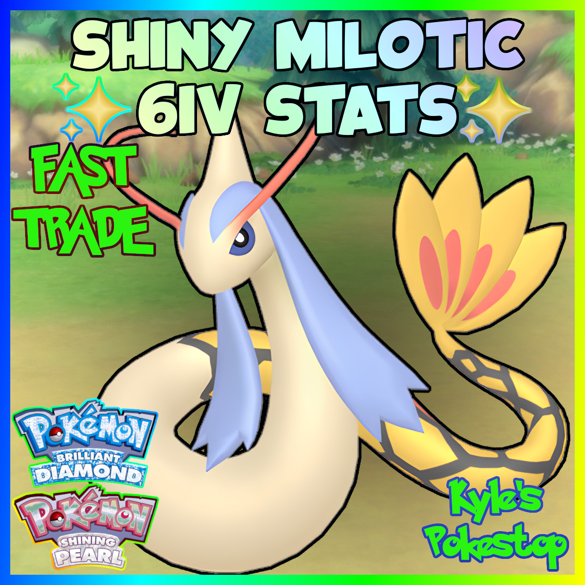 6IV 🌟SHINY🌟 MILOTIC | POKEMON BRILLIANT DIAMOND & SHINING PEARL BDSP