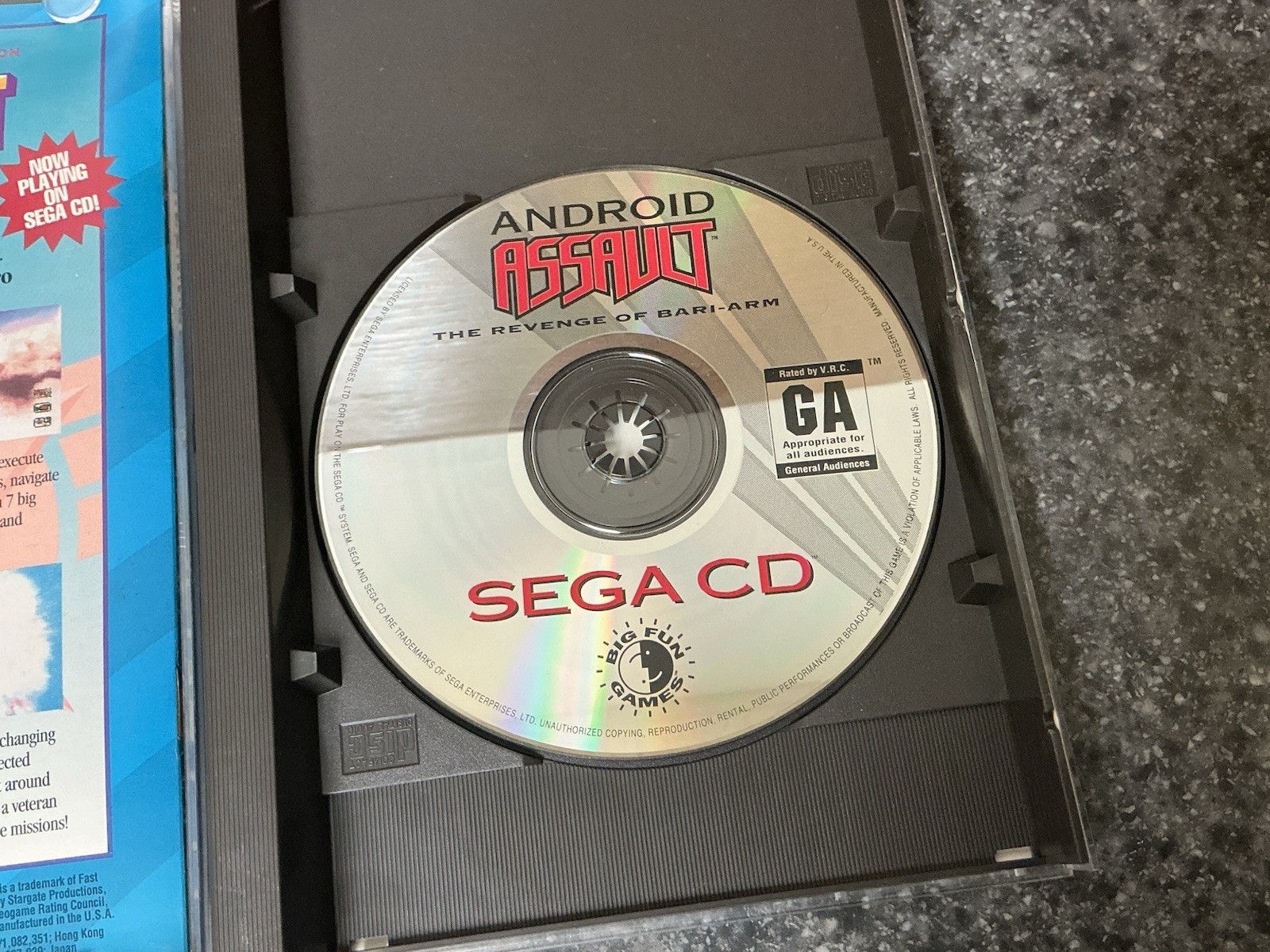Android Assault ( Sega CD) Complete In Case