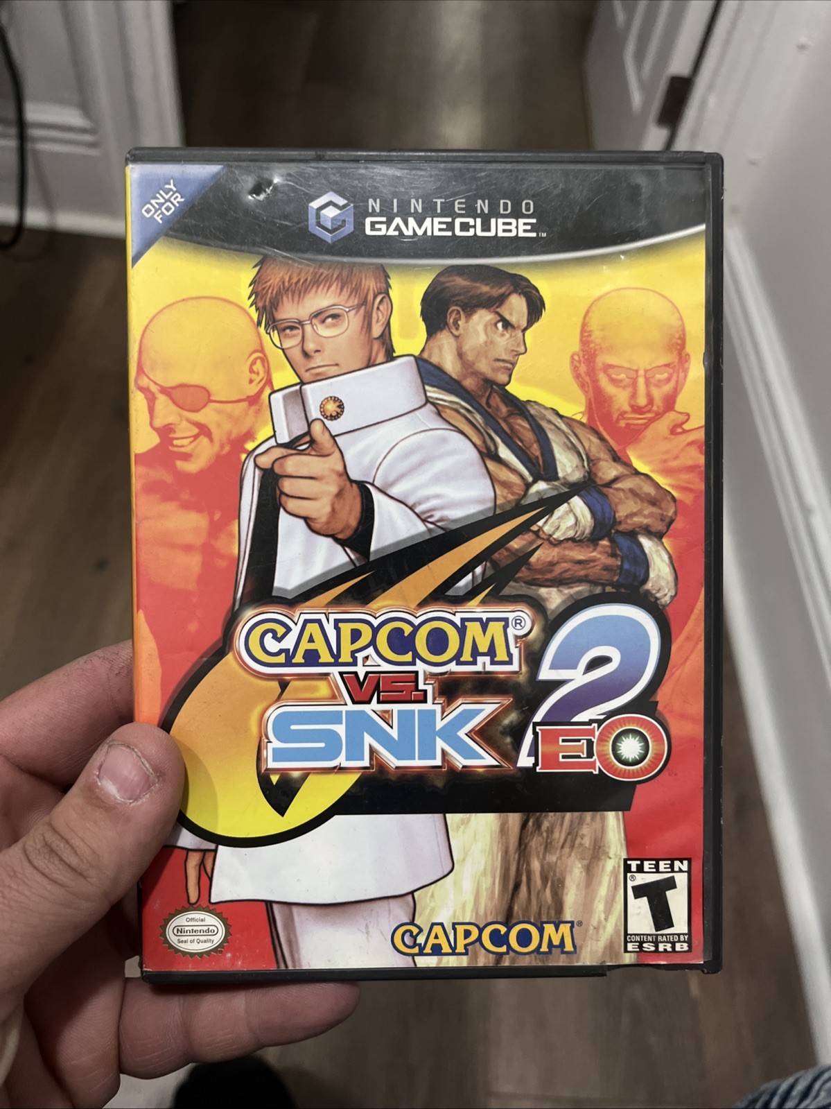 Capcom vs SNK 2 EO Nintendo GameCube 2001 Used No Manual