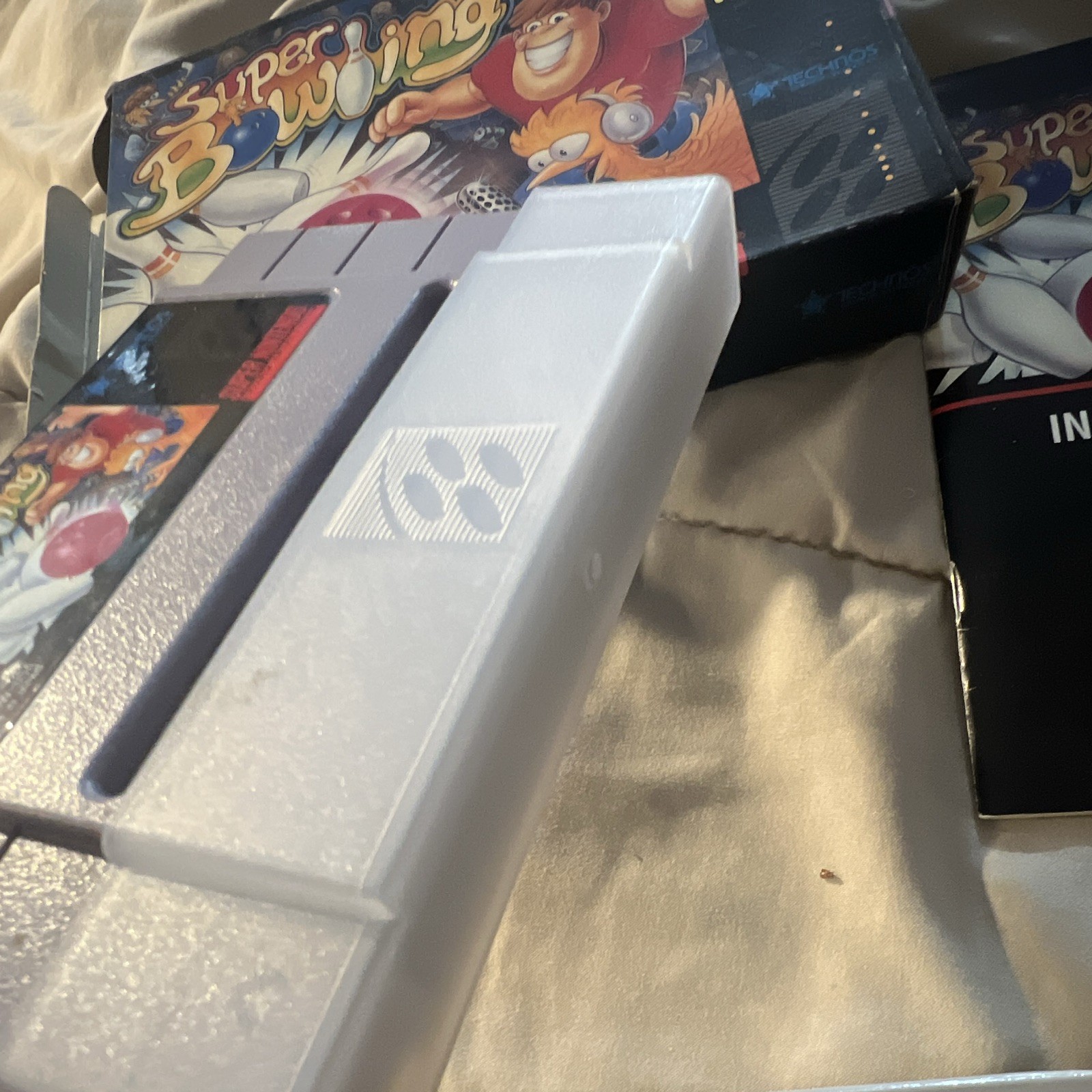 Technos Super Bowling SNES CIB Complete in Box w/ Manual NTSC-U/C