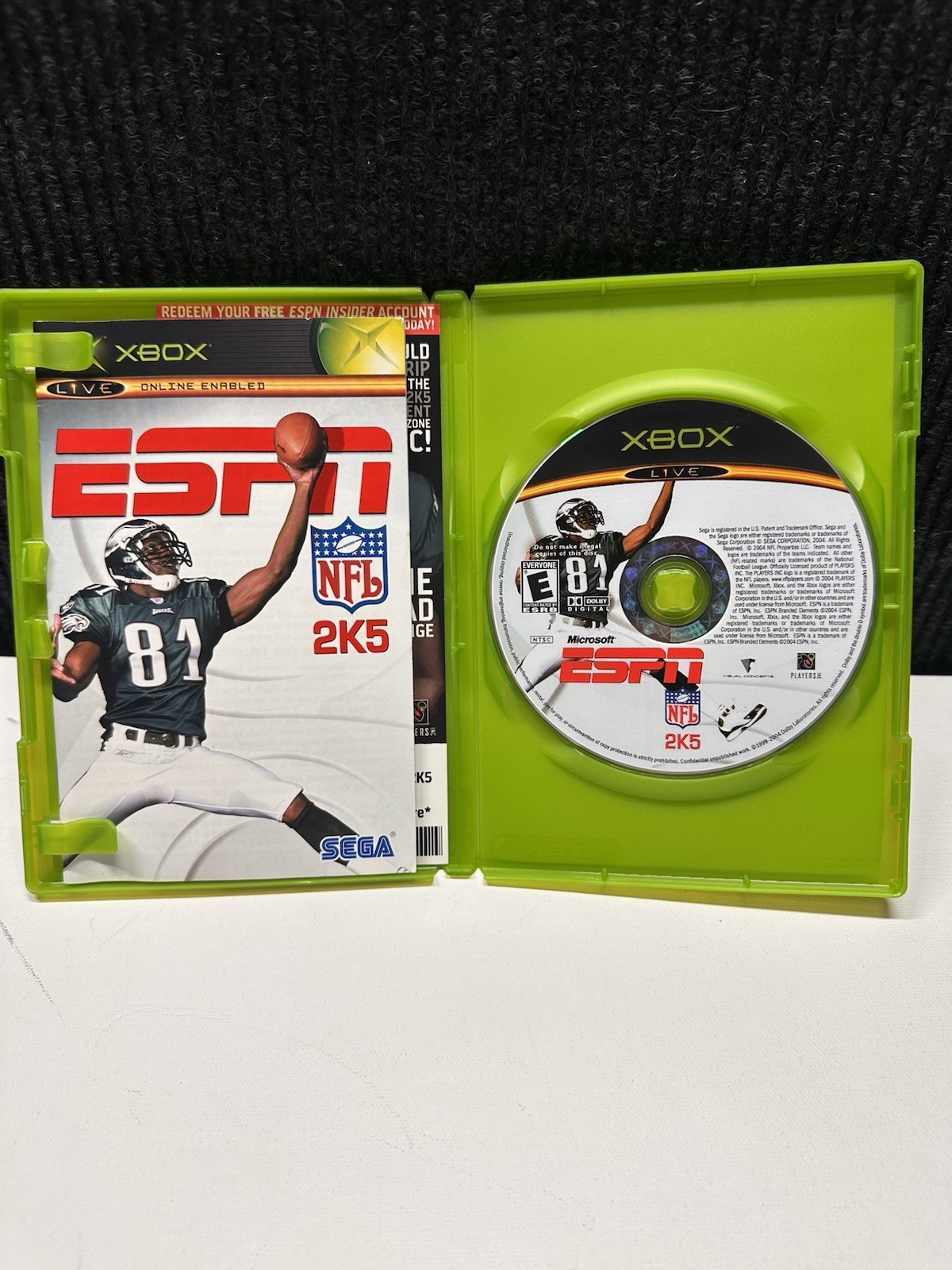 ESPN NFL 2K5 (Microsoft Xbox, 2004)