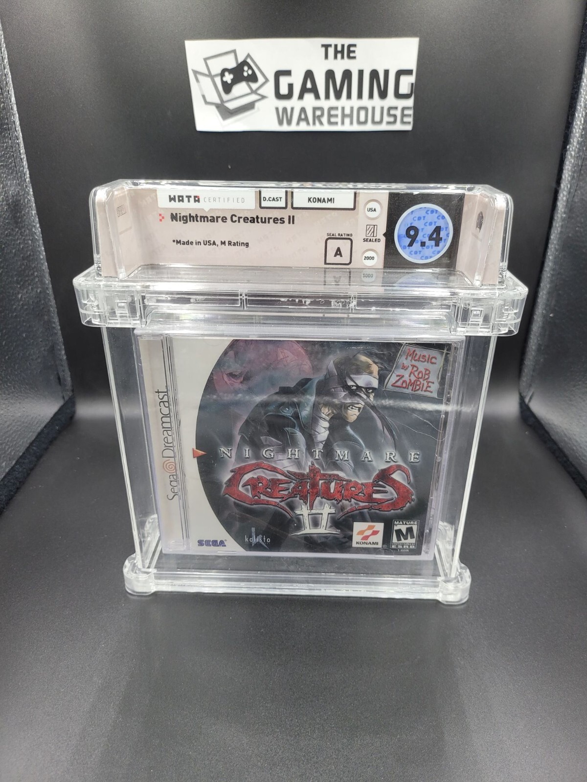 Nightmare Creatures II 2 Sega Dreamcast Wata Graded 9.4 Gem SEALED NEW