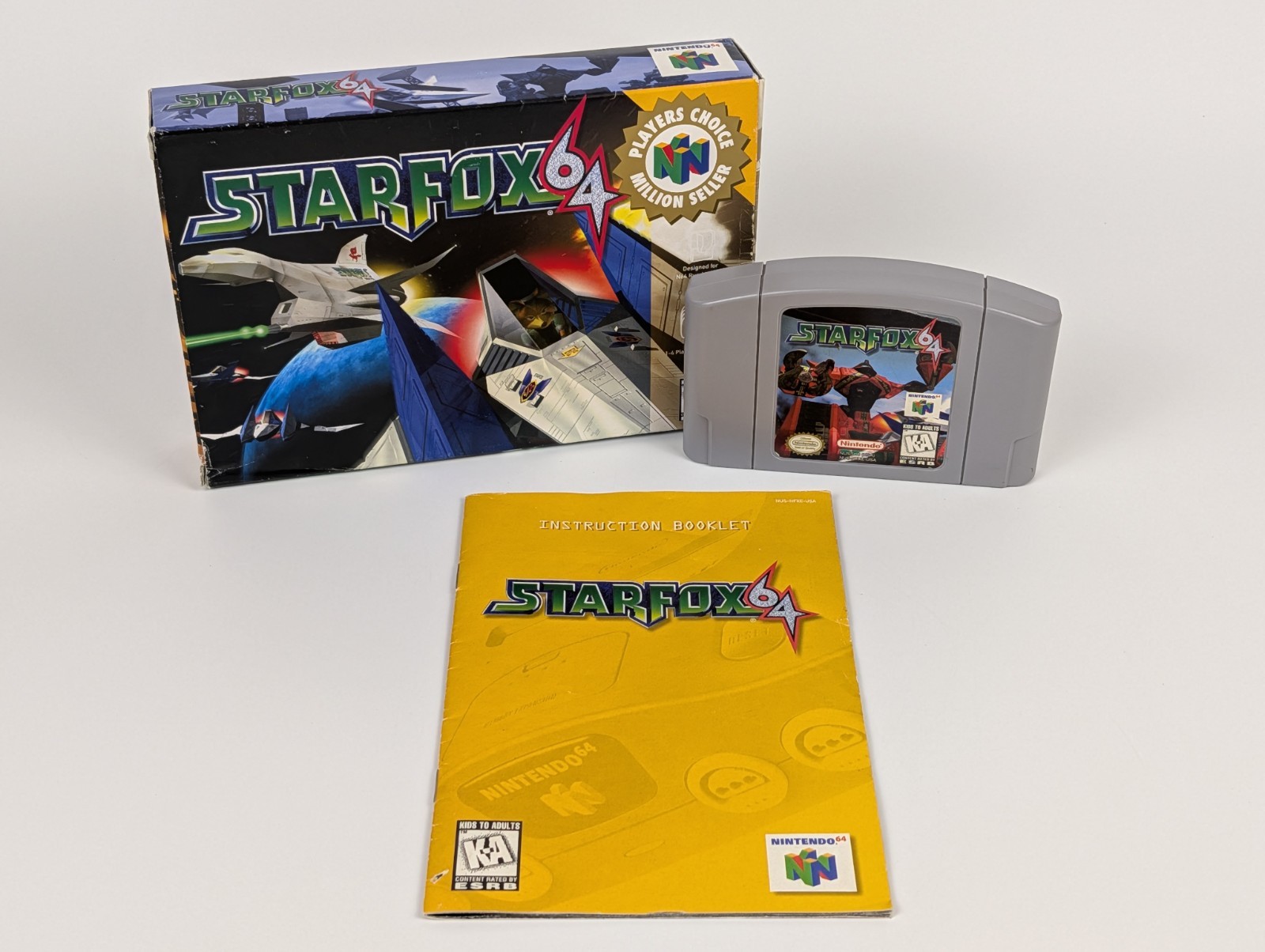 Star Fox 64 (N64 Nintendo 64, 1997)➡️CIB Complete – AUTHENTIC – Tested🔥
