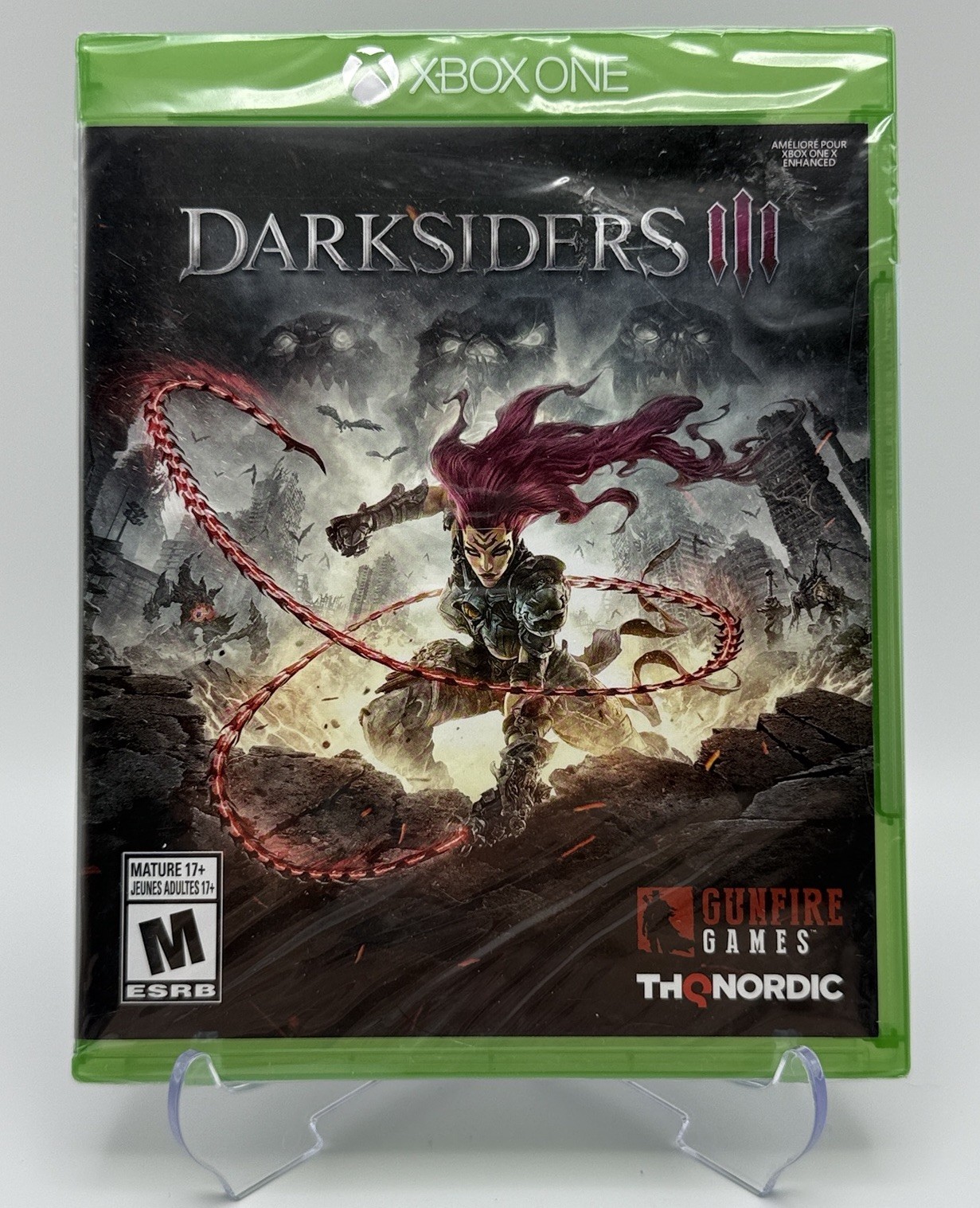 Darksiders III- Microsoft Xbox One Video Game + Xbox One Enhanced (New Sealed)