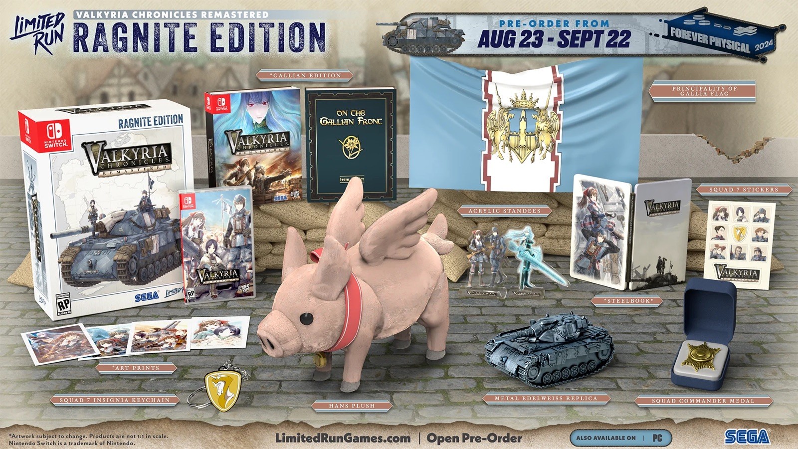 Switch Limited Run Valkyria Chronicles Remastered Ragnite Edition BRAND NEW