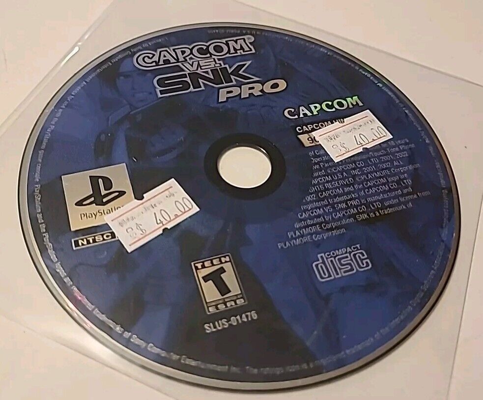 Capcom vs SNK Pro, Playstation 1 PS1 – Game Disc only