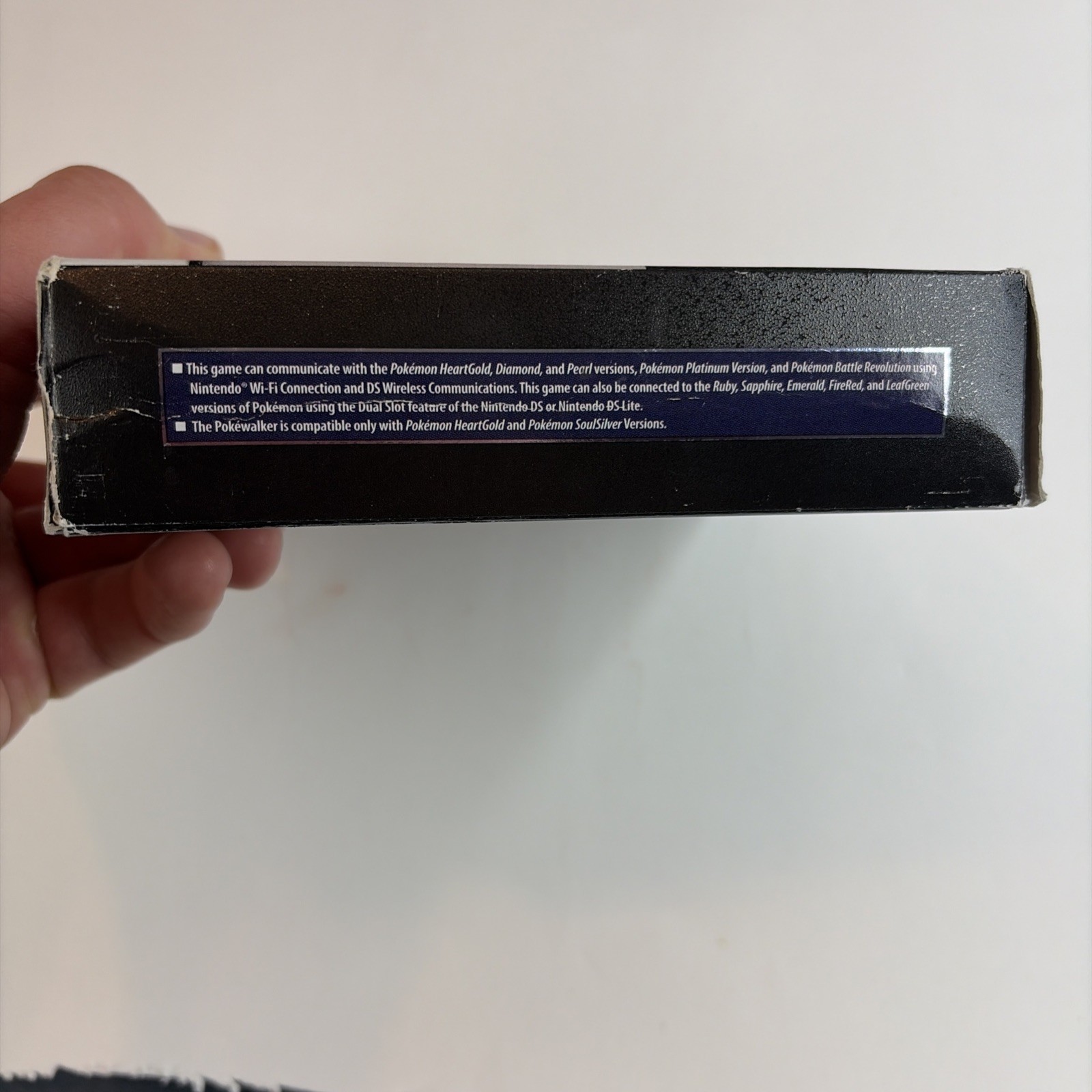 Pokemon SoulSilver Version DS Complete Big Box With Pokewalker Authentic Tested!