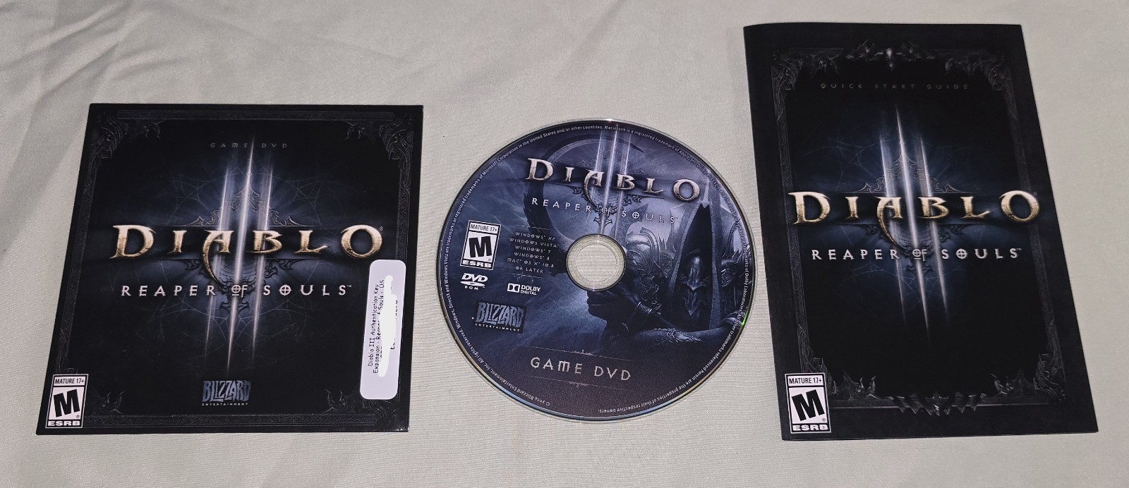 Diablo 3 Reaper Of Souls Expansion Set (PC, Microsoft PC) Game CIB