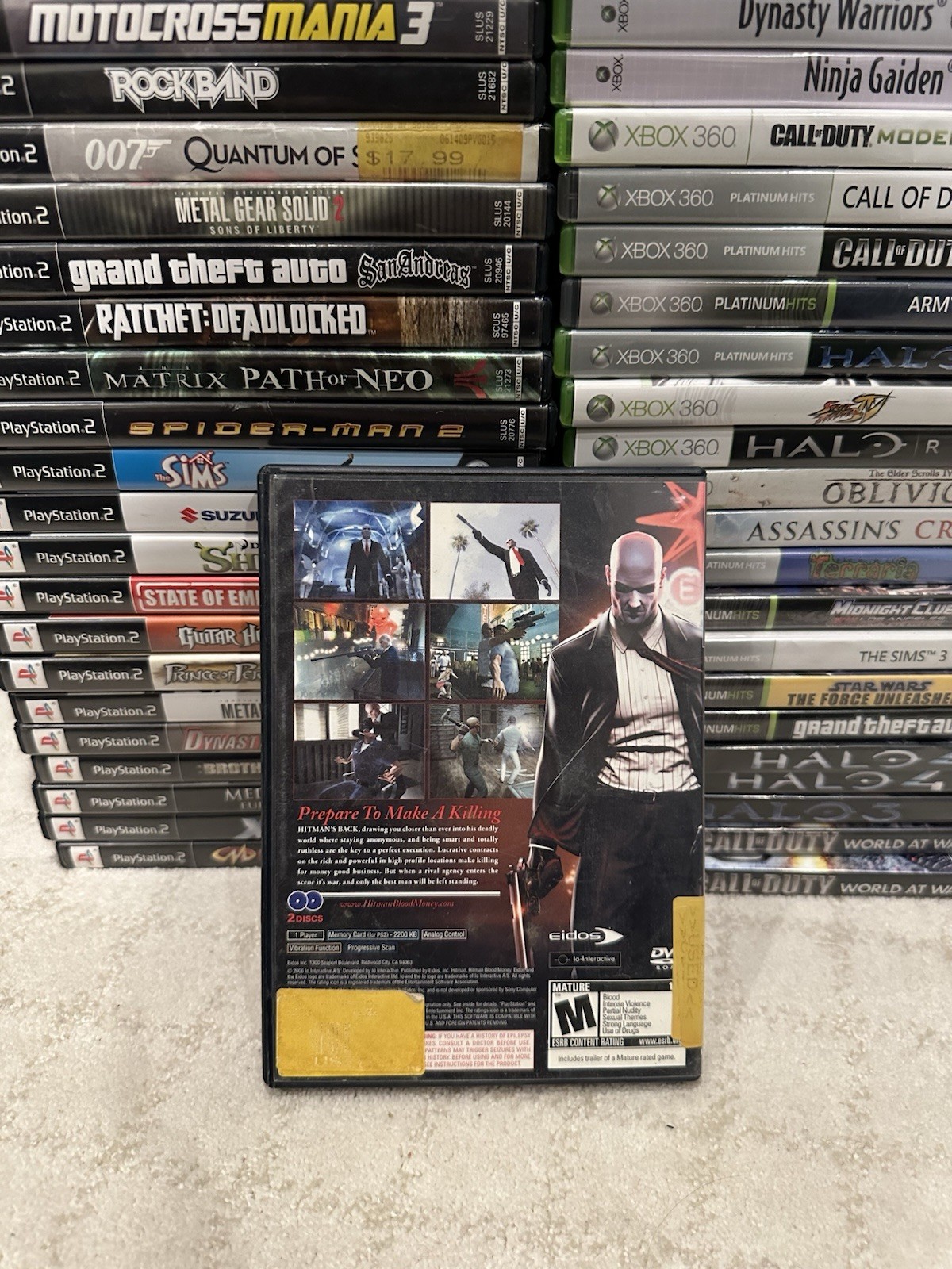 Hitman: Blood Money (Sony Playstation 2, PS2) Complete CIB Tested No Bonus Disc